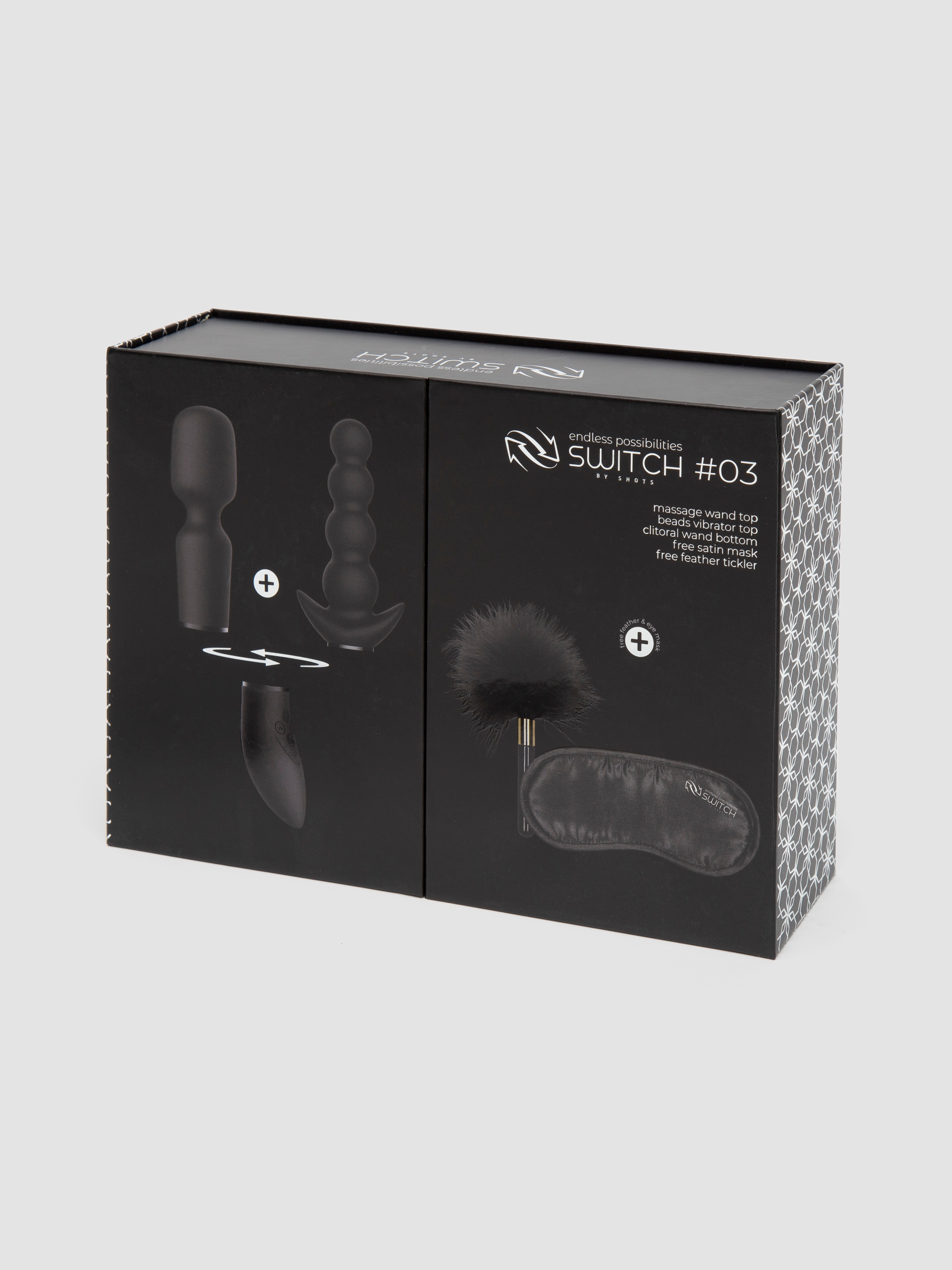 Switch Luxury Pleasure Vibrator Gift Set (4 Piece), Black, hi-res