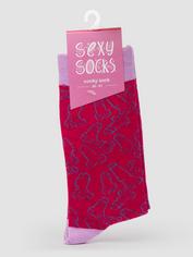 Socken mit Penis-Print (klein), Pink, hi-res
