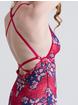 Lovehoney Passion Flower Red Lace Teddy, Red, hi-res