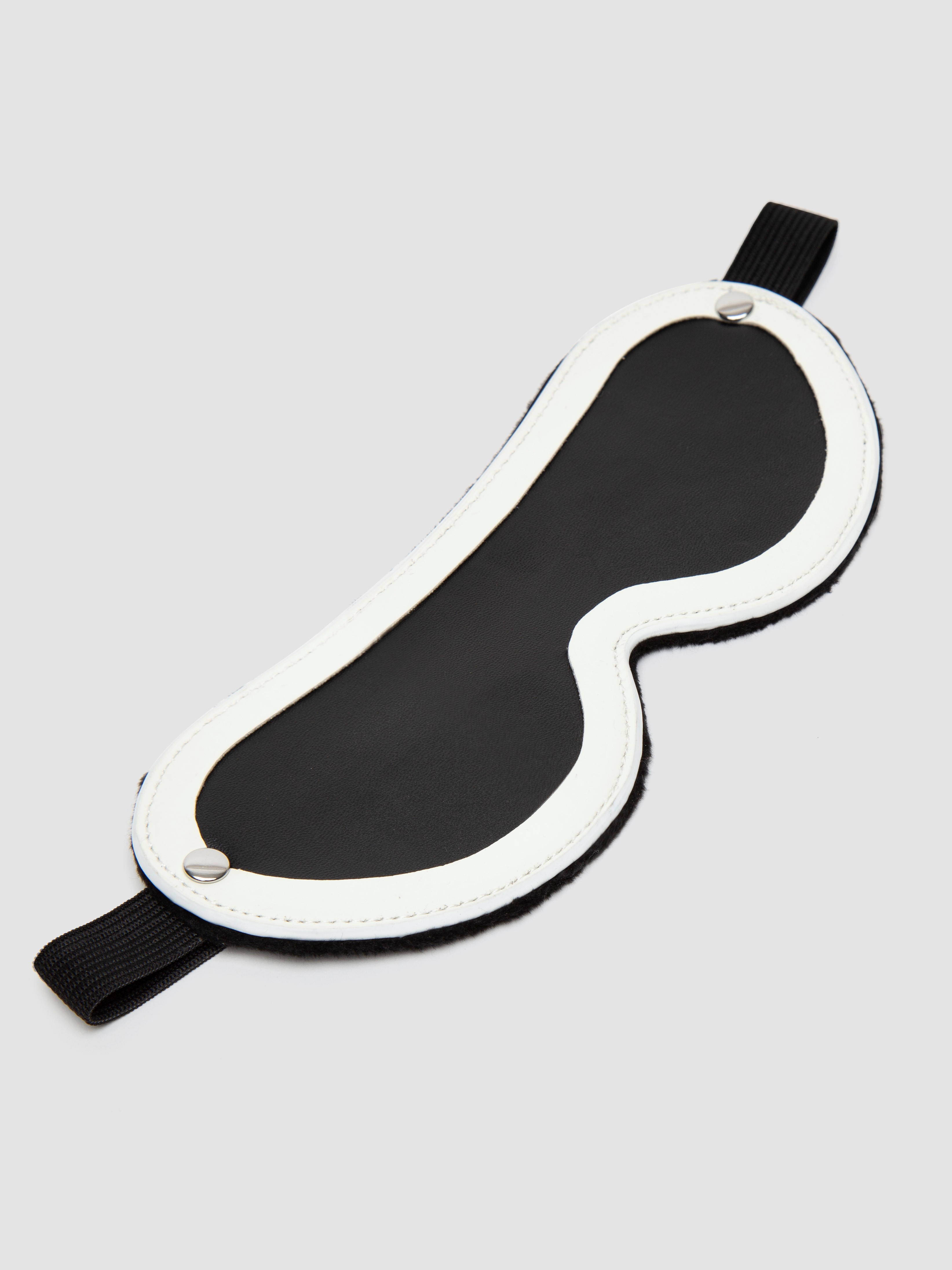 Bondage Boutique Glow-in-the-Dark Blindfold, Black, hi-res