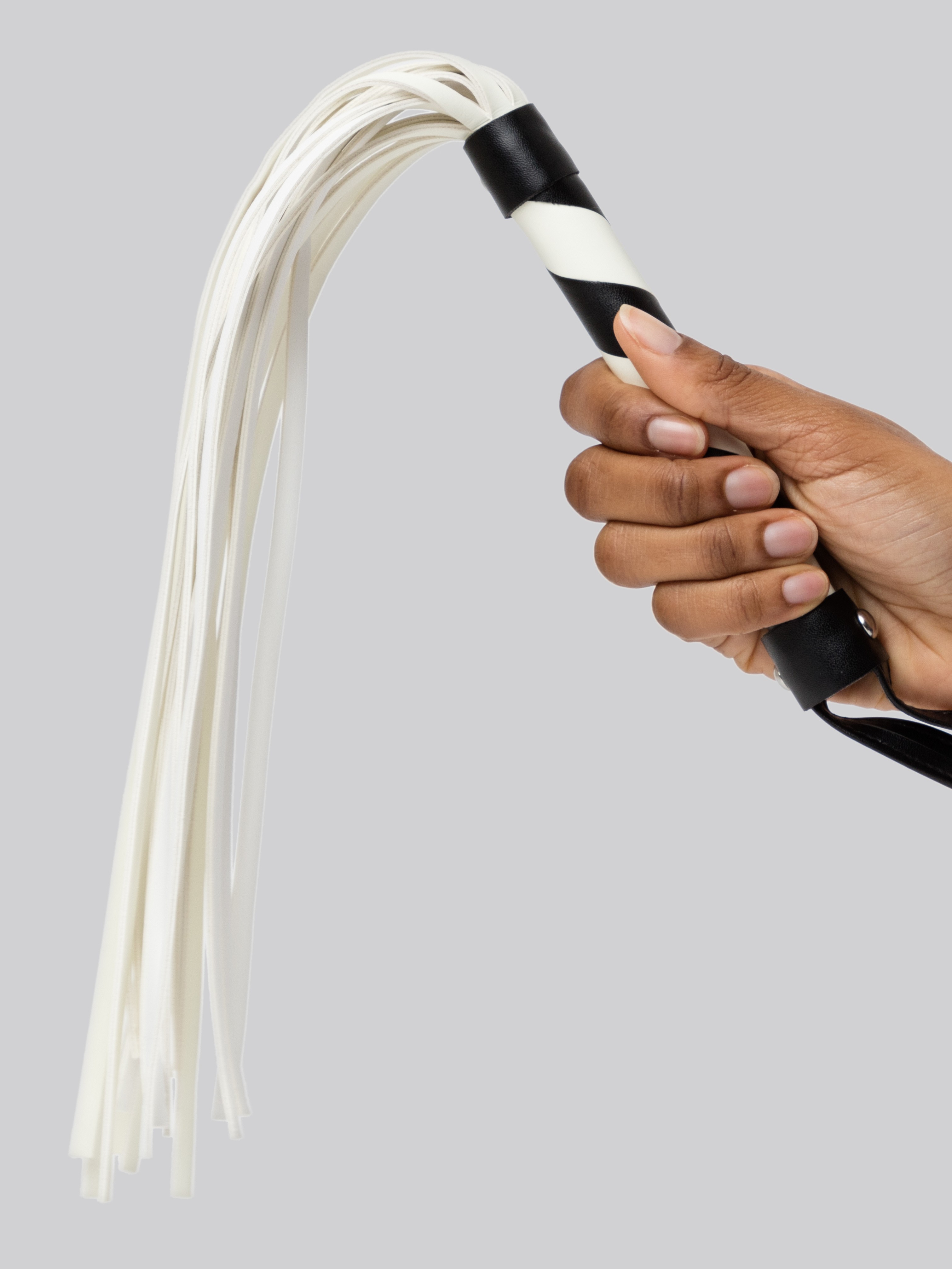 Bondage Boutique Glow-in-the-Dark Flogger , Black, hi-res