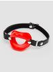 DOMINIX Deluxe Silicone Open Mouth Red Lip Gag 1.5-Inches Diameter, Red, hi-res