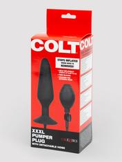 Colt Extra Large Inflatable Butt Plug 6 Inch, Black, hi-res