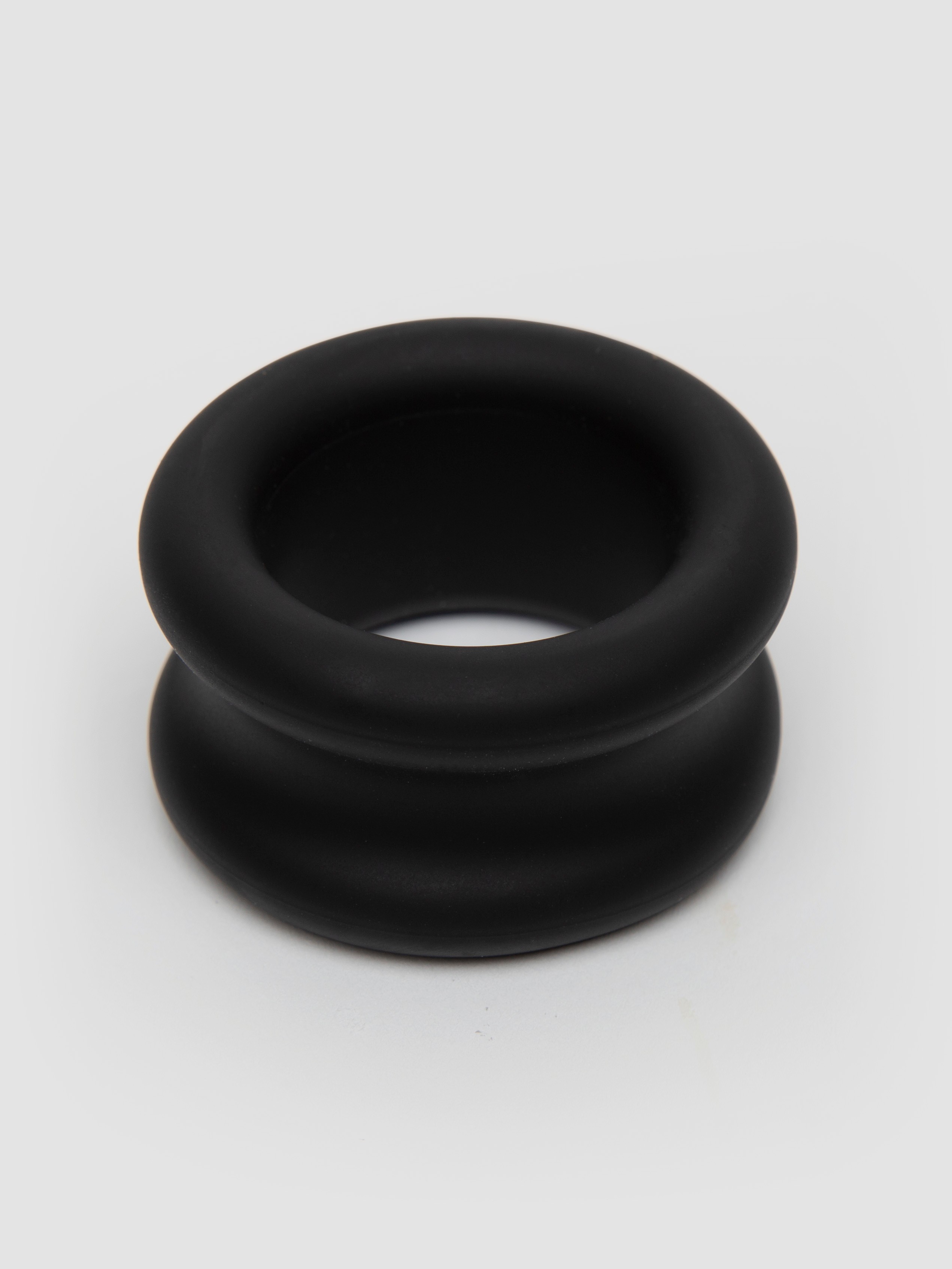 Bondage Boutique Silicone Ball Stretcher, Black, hi-res