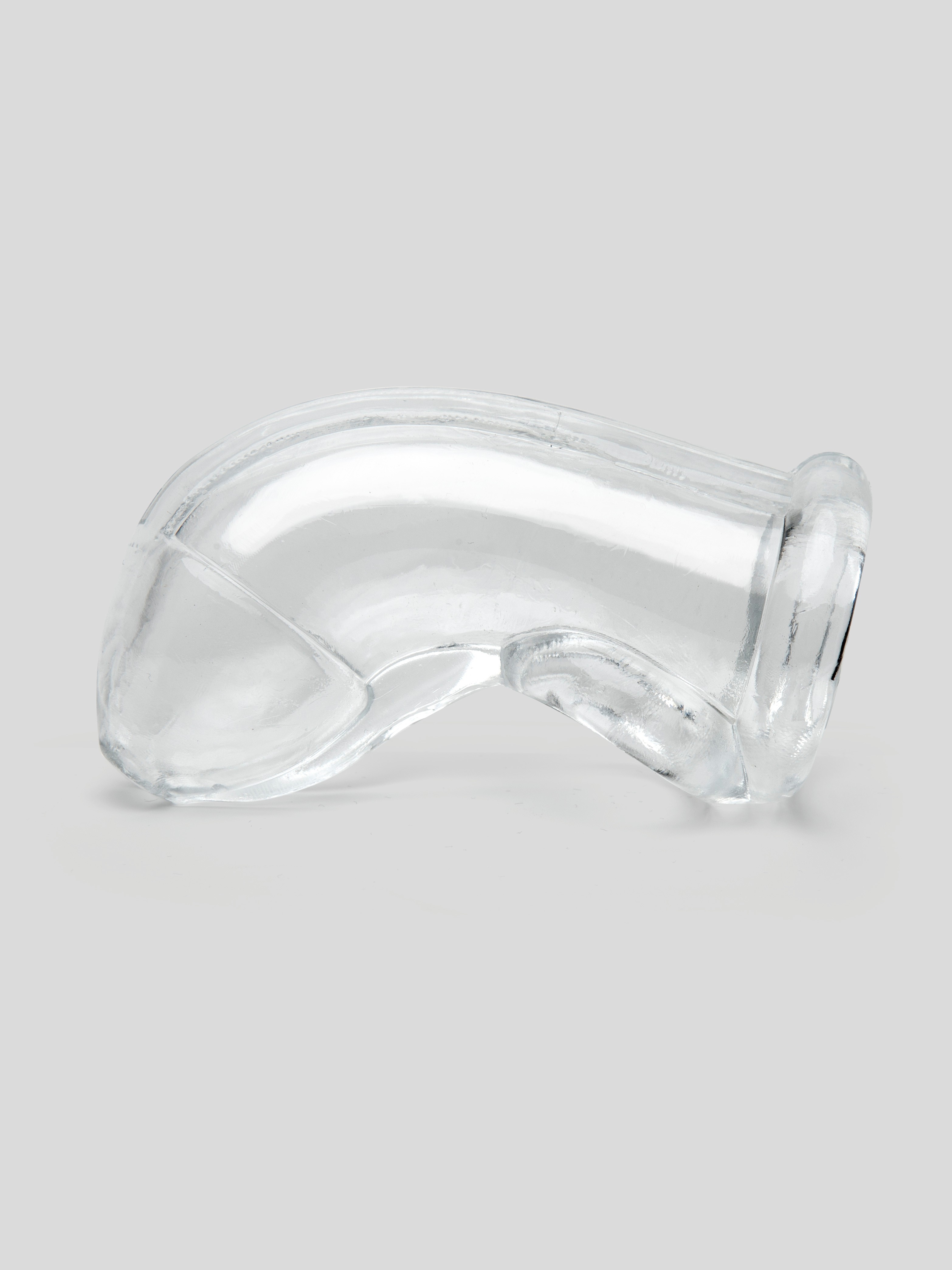DOMINIX Deluxe Soft Cock Cage 4 Inch, Clear, hi-res