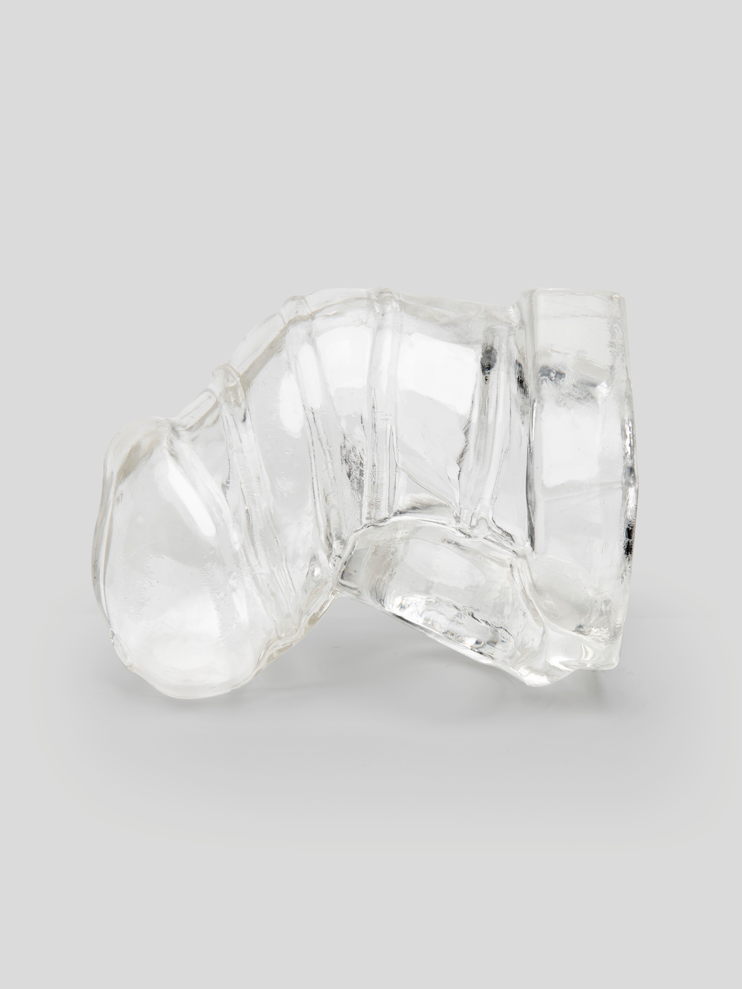 DOMINIX Deluxe Short Soft Cock Cage 3 Inch, Clear, hi-res
