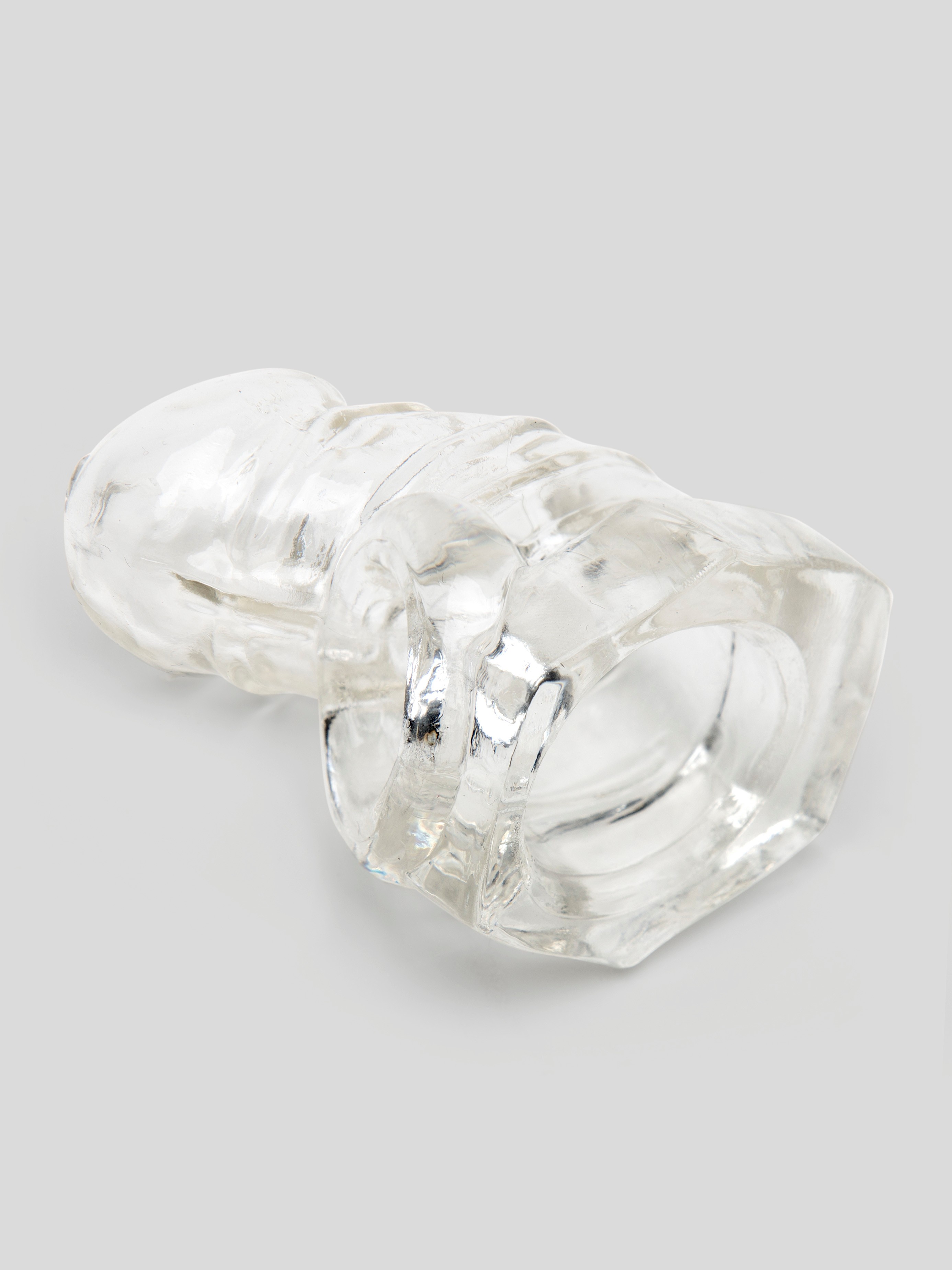 DOMINIX Deluxe Short Soft Cock Cage 3 Inch, Clear, hi-res