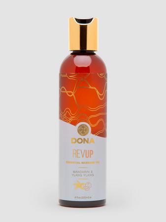 DONA Rev Up Mandarin and Ylang-Ylang Massage Oil 4 fl oz