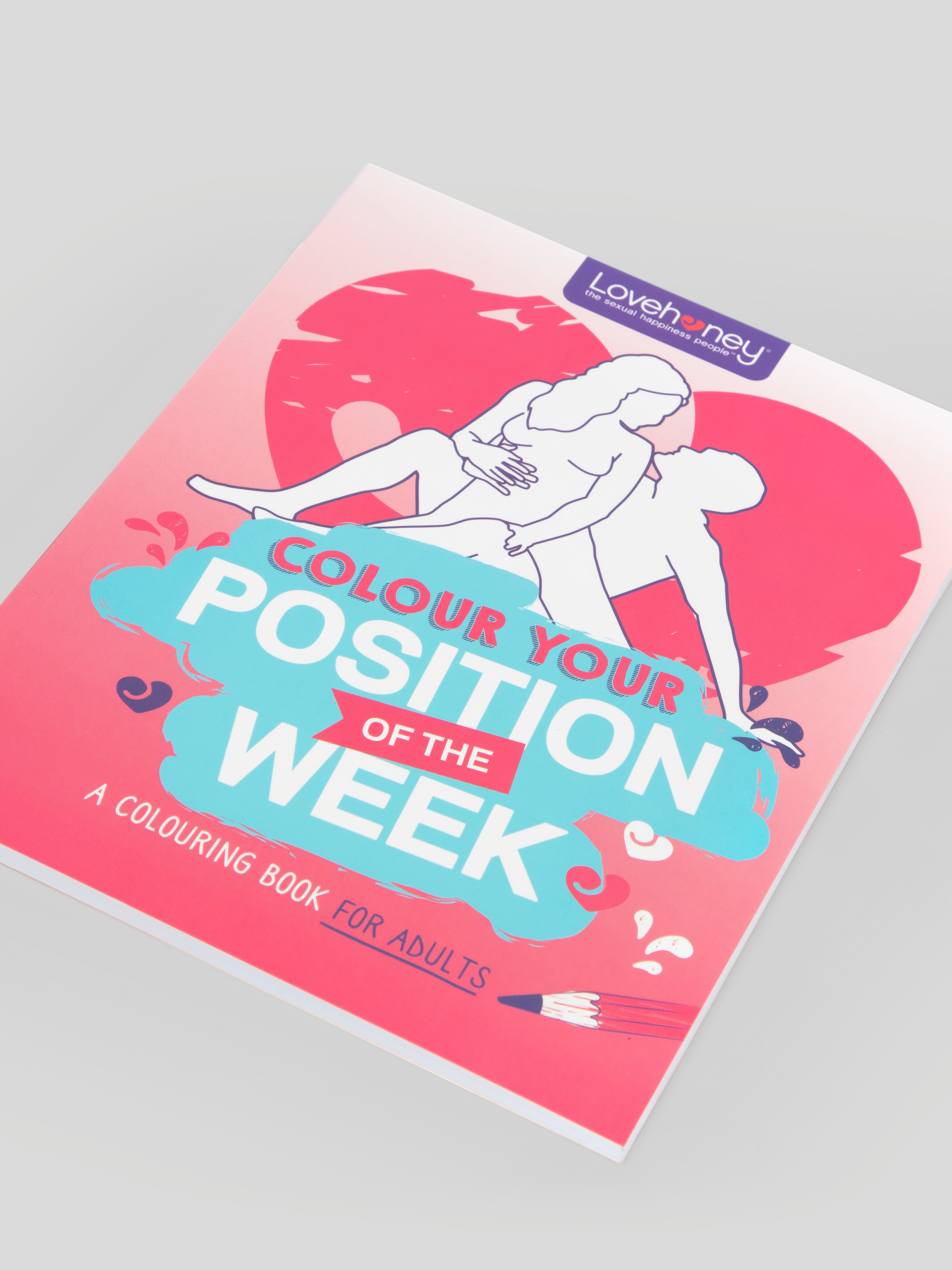 Lovehoney Position of the Week Colouring Book, , hi-res