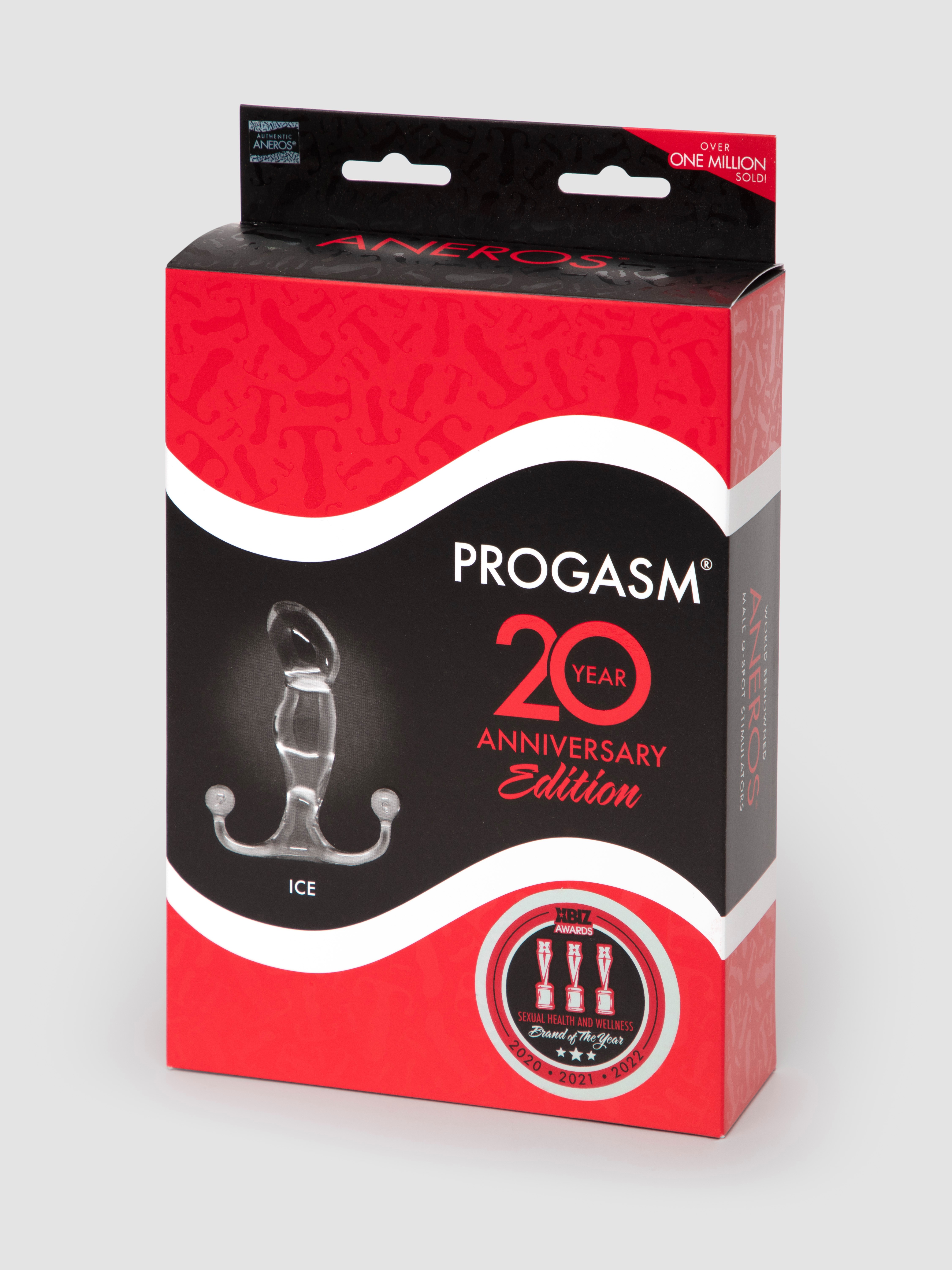 Aneros Progasm Ice Prostate Massager, Clear, hi-res