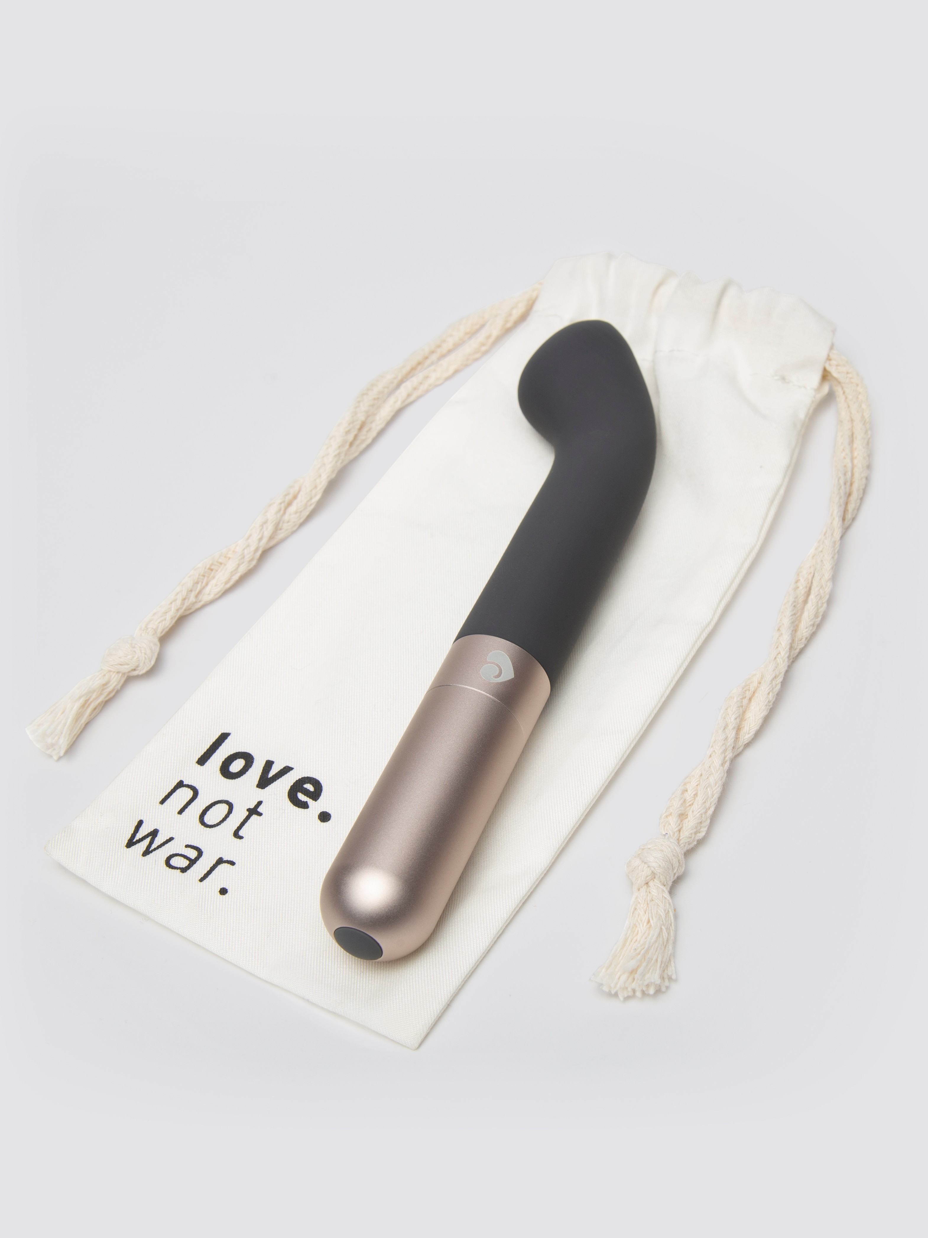 Lovehoney X Love Not War Liebe Sustainable Rechargeable G-Spot Vibrator, Grey, hi-res