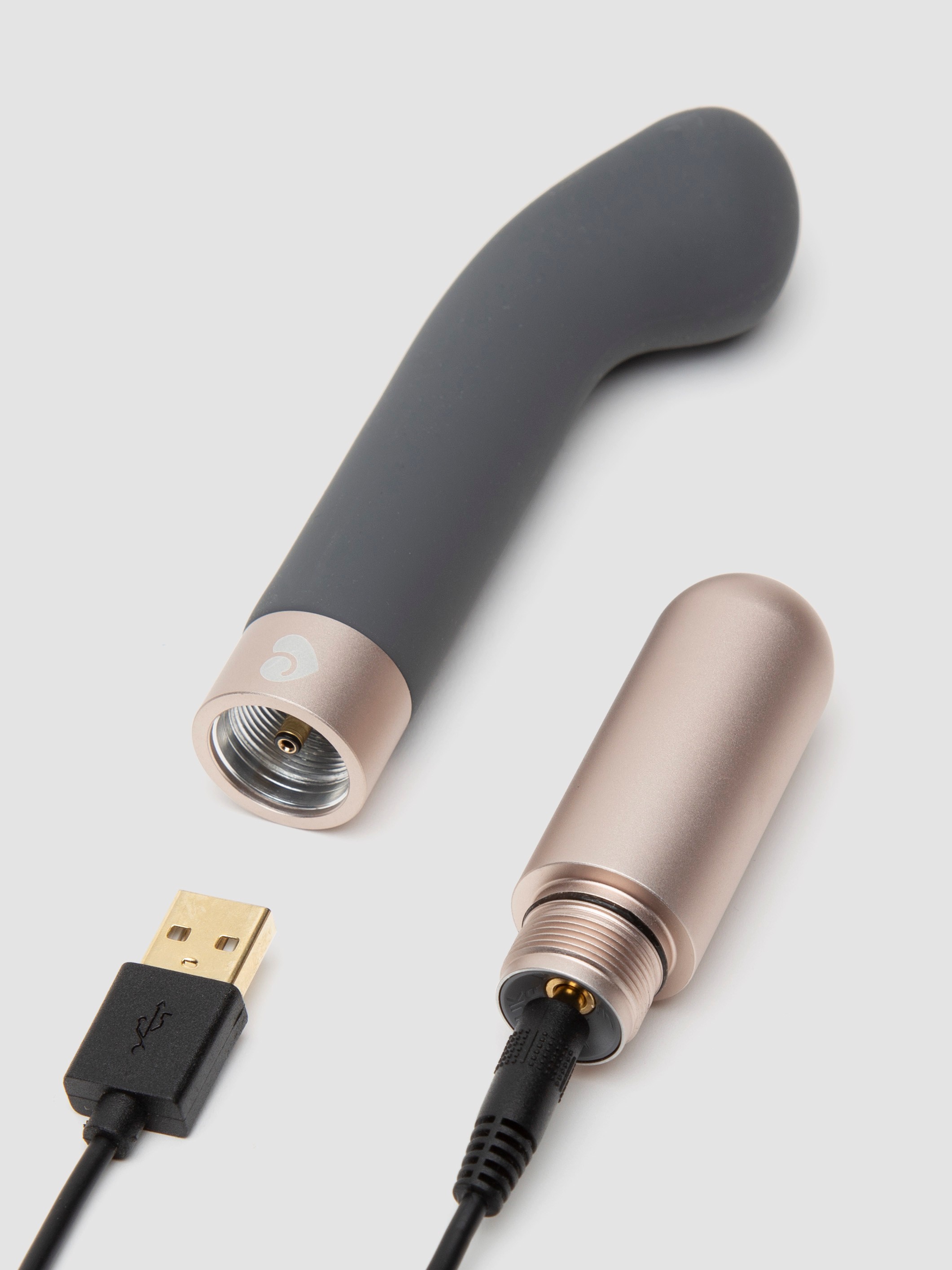 Lovehoney X Love Not War Liebe Sustainable Rechargeable G-Spot Vibrator, Grey, hi-res