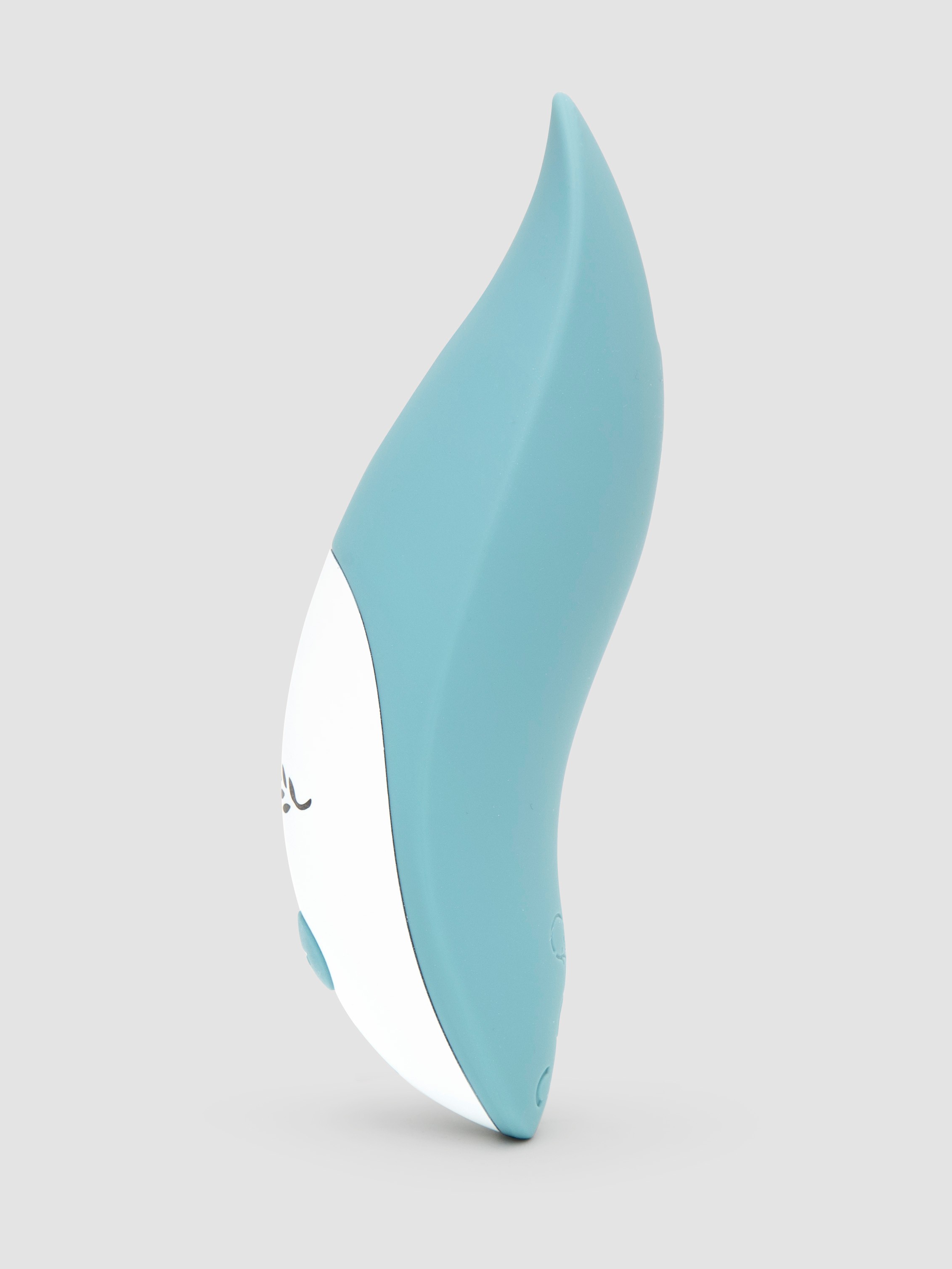 Tulip Dual Tip Soft Rechargeable Clitoral Vibrator, Blue, hi-res