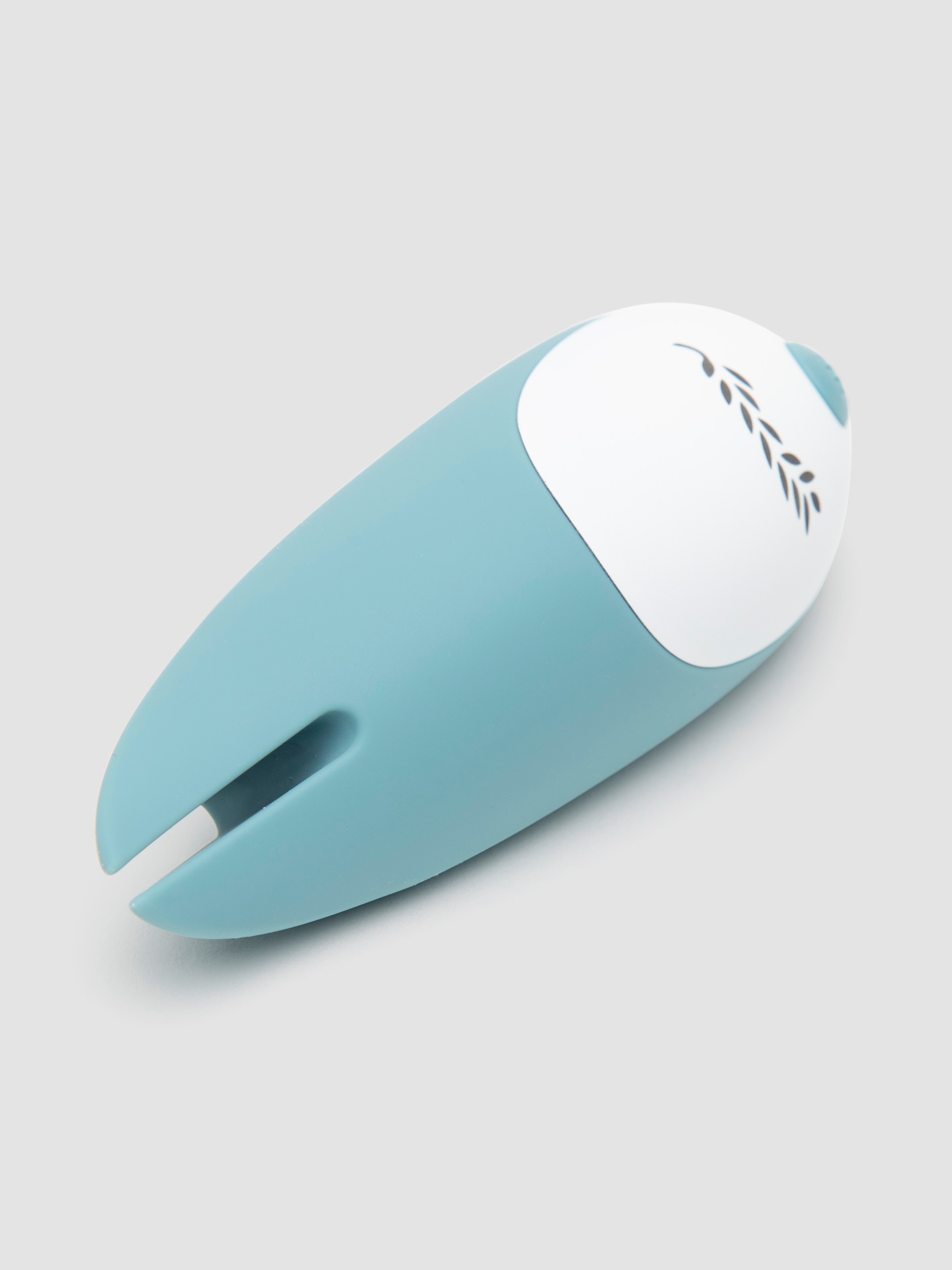 Tulip Dual Tip Soft Rechargeable Clitoral Vibrator, Blue, hi-res