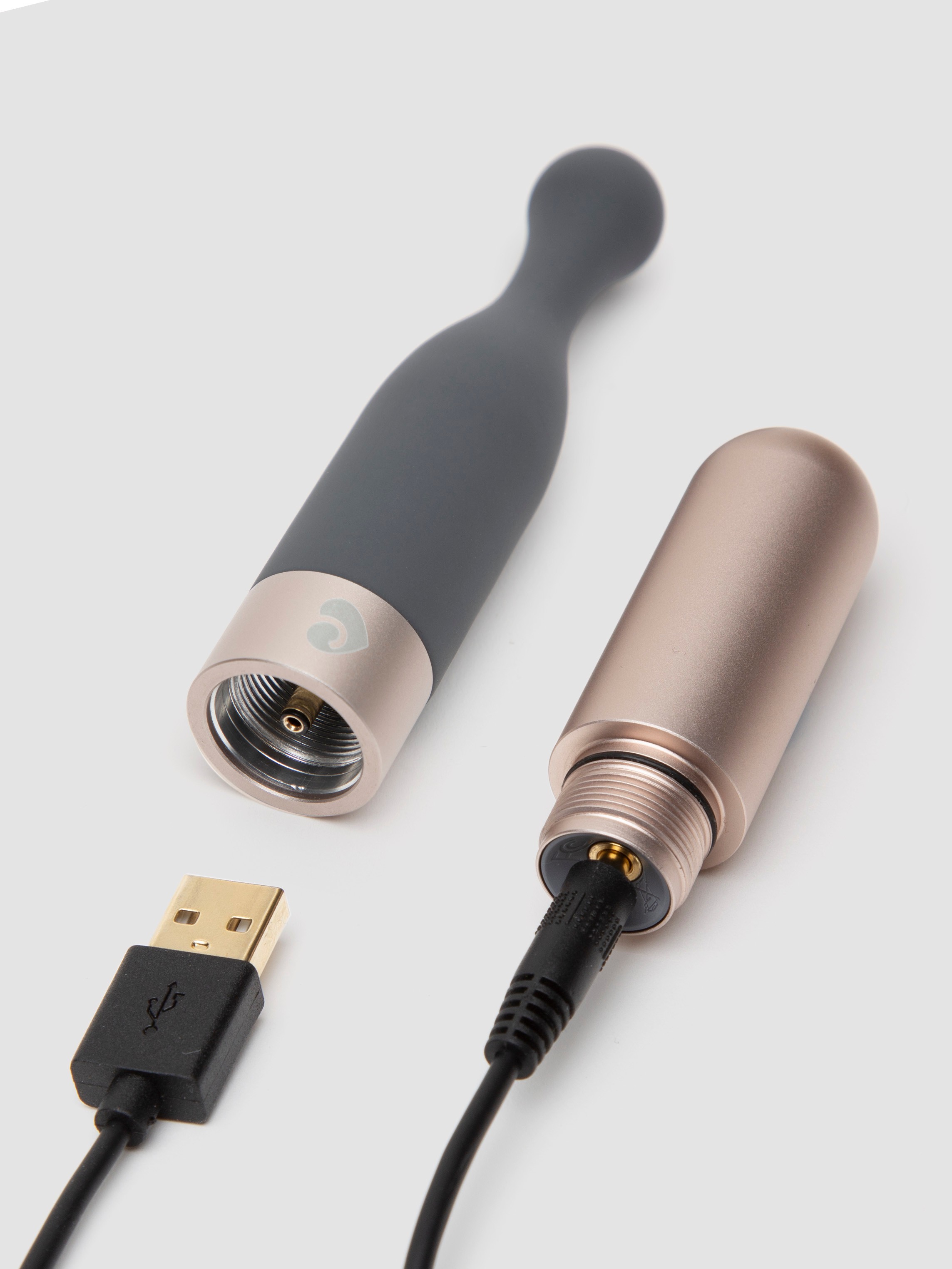 Lovehoney X Love Not War Meile Sustainable Rechargeable Clitoral Vibrator, Grey, hi-res