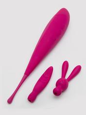 Noje Quiver Rechargeable 7 Function Oscillating Clitoral Stimulator, Pink, hi-res