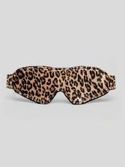Bondage Boutique Augenbinde mit Leopardenmuster, Schwarz, hi-res