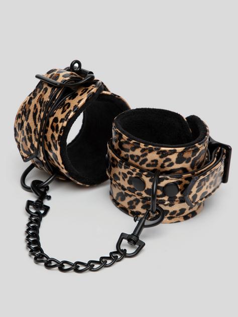 Bondage Boutique Handfesseln mit Leopardenmuster, , hi-res