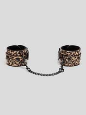 Bondage Boutique Leopard Print Wrist Cuffs, , hi-res