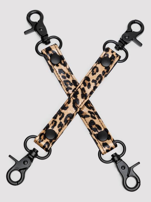 Bondage Boutique Leopard Print Hogtie, Black, hi-res