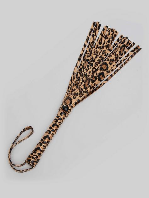 Bondage Boutique Flogger mit Leopardenmuster (klein), Schwarz, hi-res