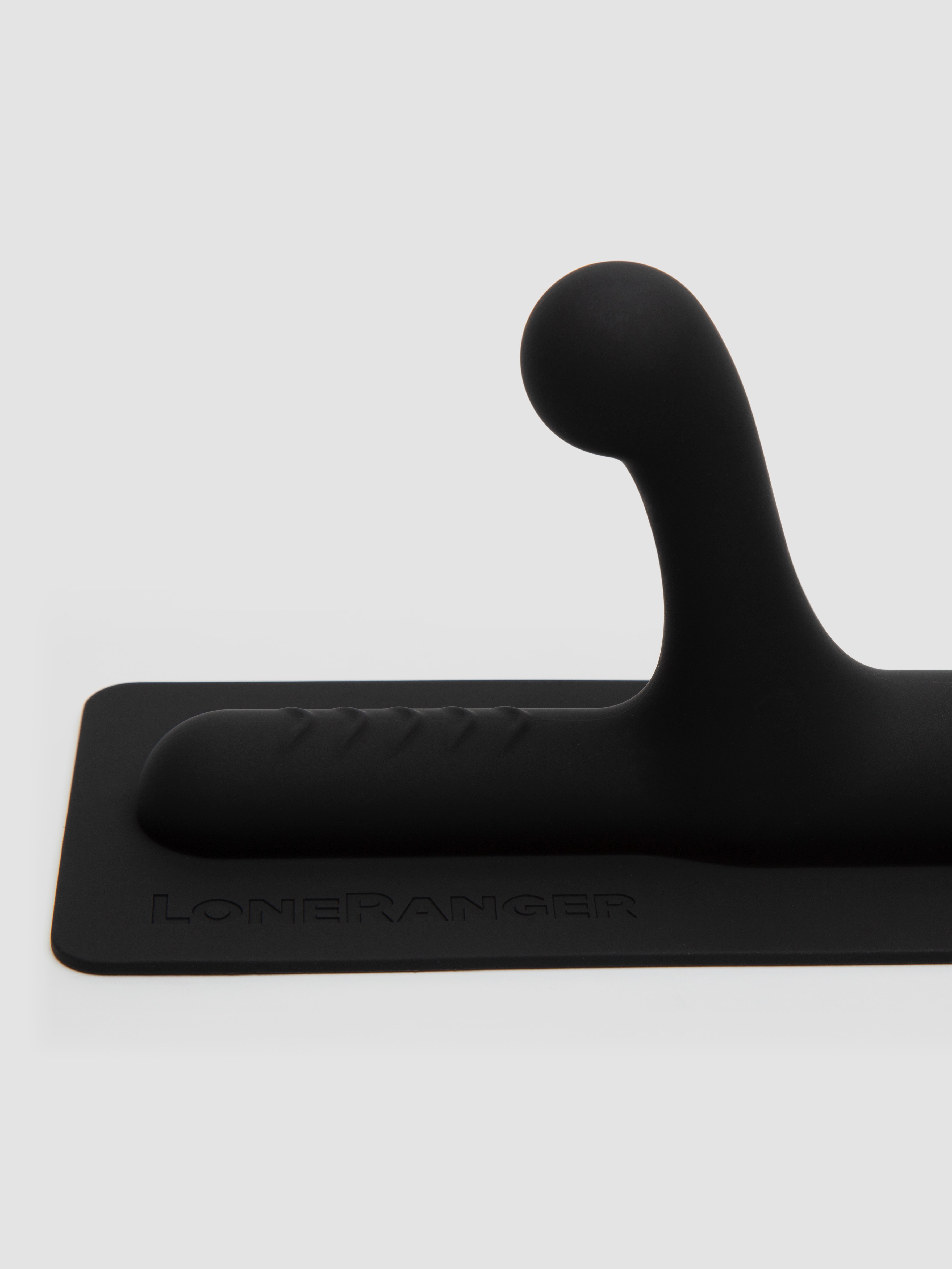 The Cowgirl Lone Ranger Silicone Sex Machine G-Spot Attachment, Black, hi-res