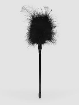 Ouch! Black Faux Feather Tickler