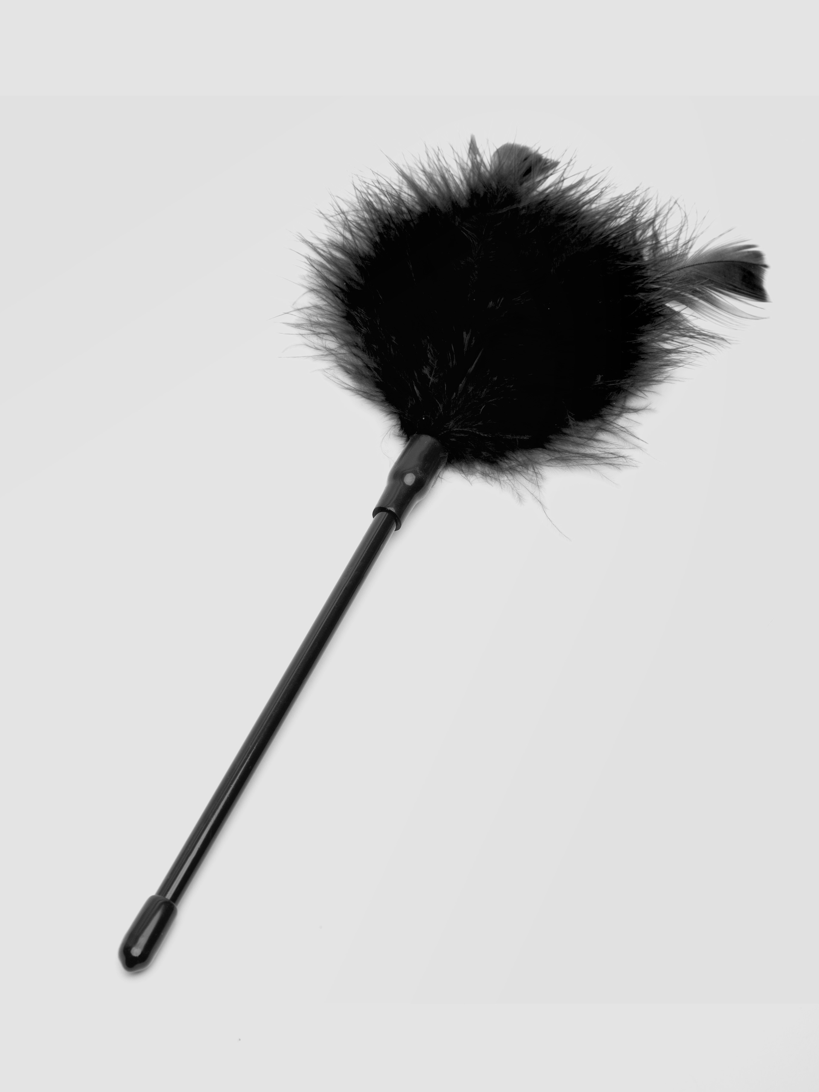 Ouch! Black Faux Feather Tickler, Black, hi-res