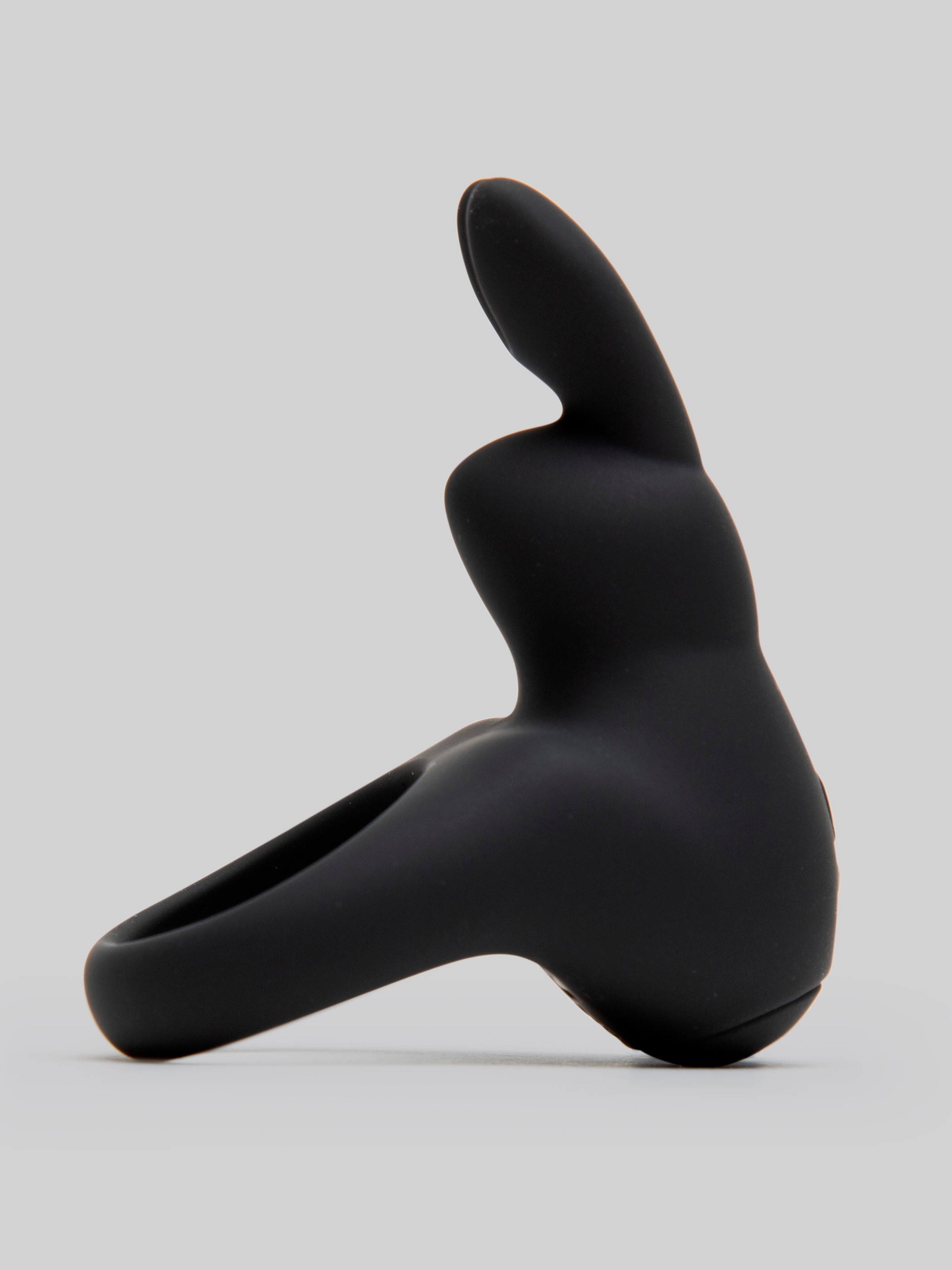 Happy Rabbit Rechargeable Rabbit Cock Ring, Black, hi-res
