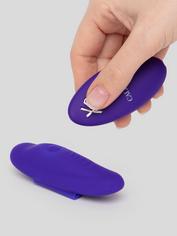 Lock-n-Play Rechargeable Remote Control Pulsating Knicker Vibrator, Purple, hi-res