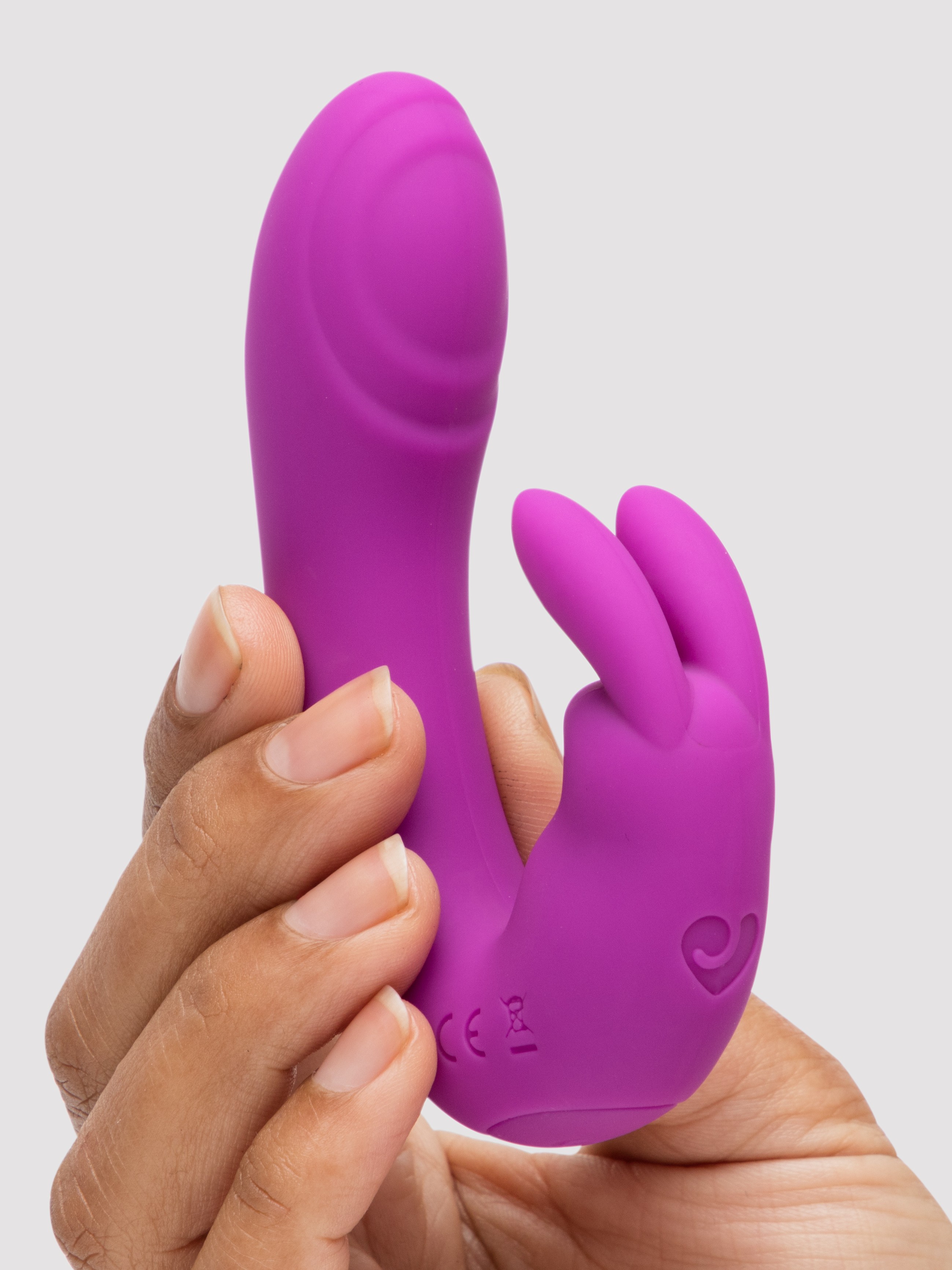 Lovehoney Ignite 20 Function Mini Rabbit Vibrator, Purple, hi-res