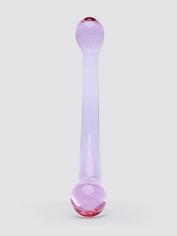 Lovehoney Sensual Glass Double-Ended G-Spot Dildo, Purple, hi-res
