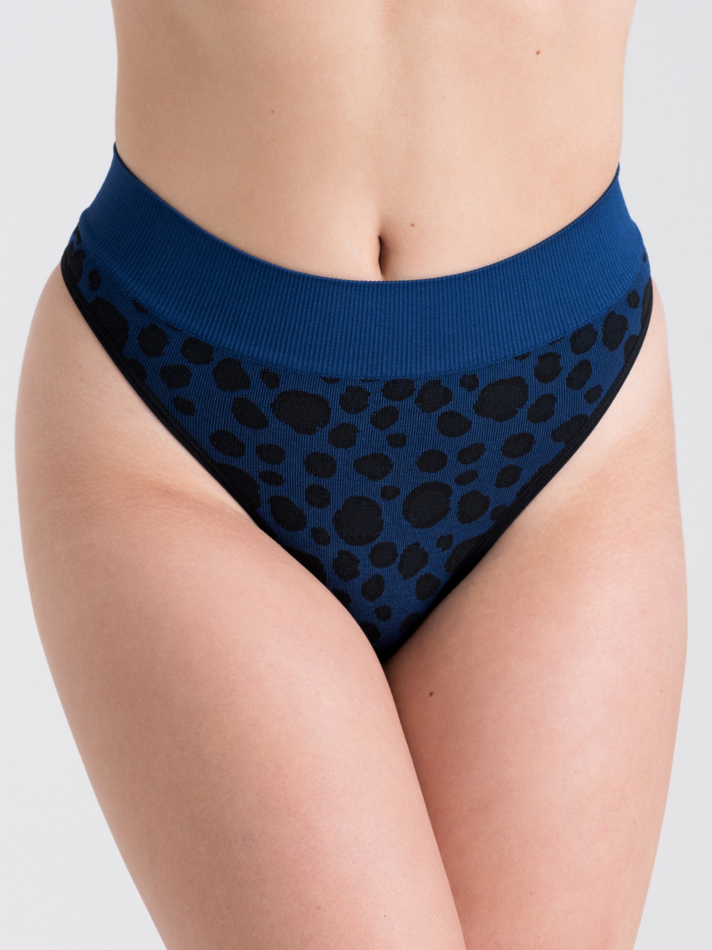 Lovehoney Mindful Mint Green Seamless Thong Set (3 Pack), Blue, hi-res