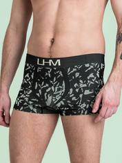 LHM Mindful Camo Leaf Seamless Boxer Shorts, Grey, hi-res