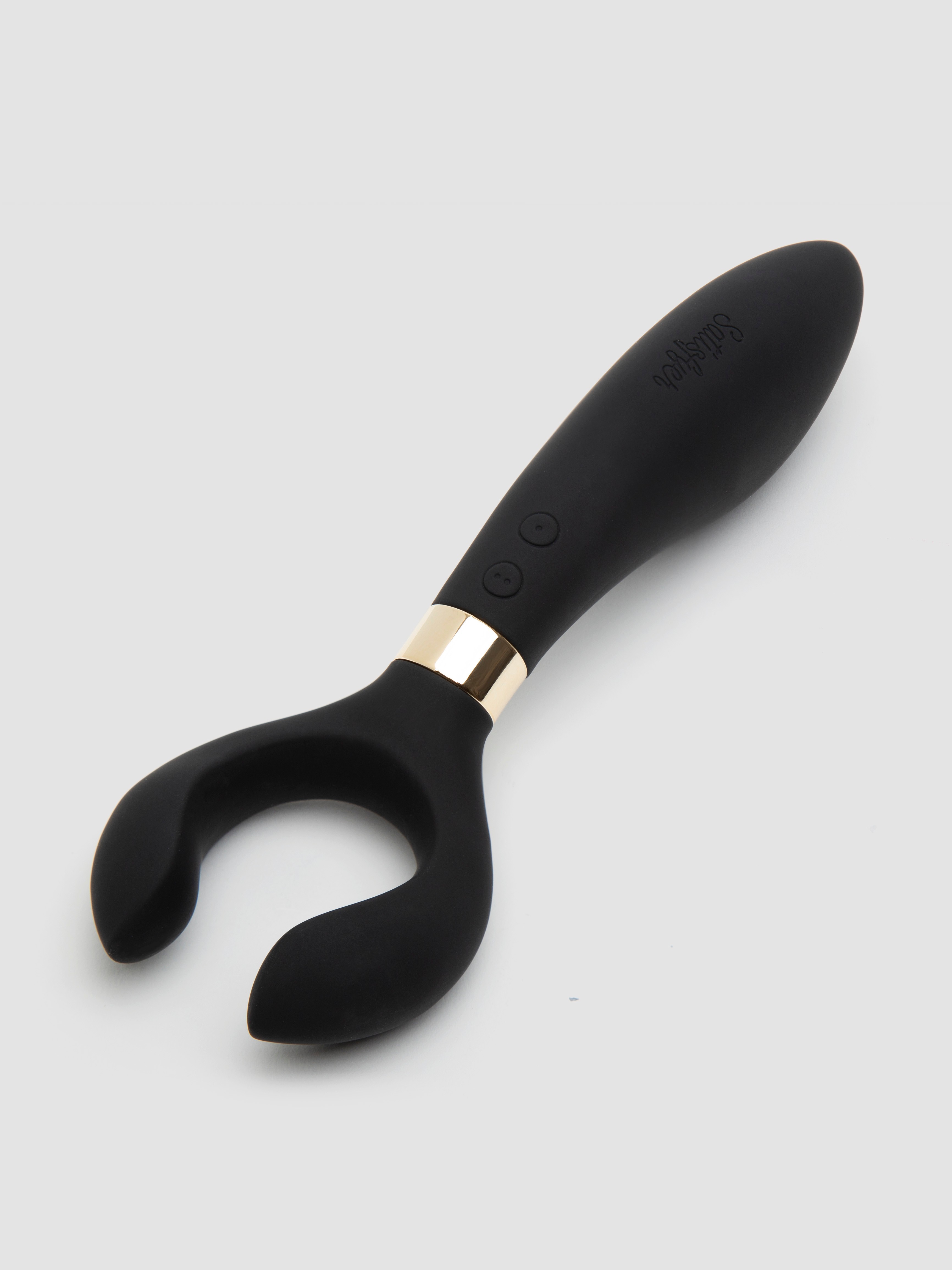 Satisfyer Endless Fun Rechargeable Couple's Vibrator, Black, hi-res