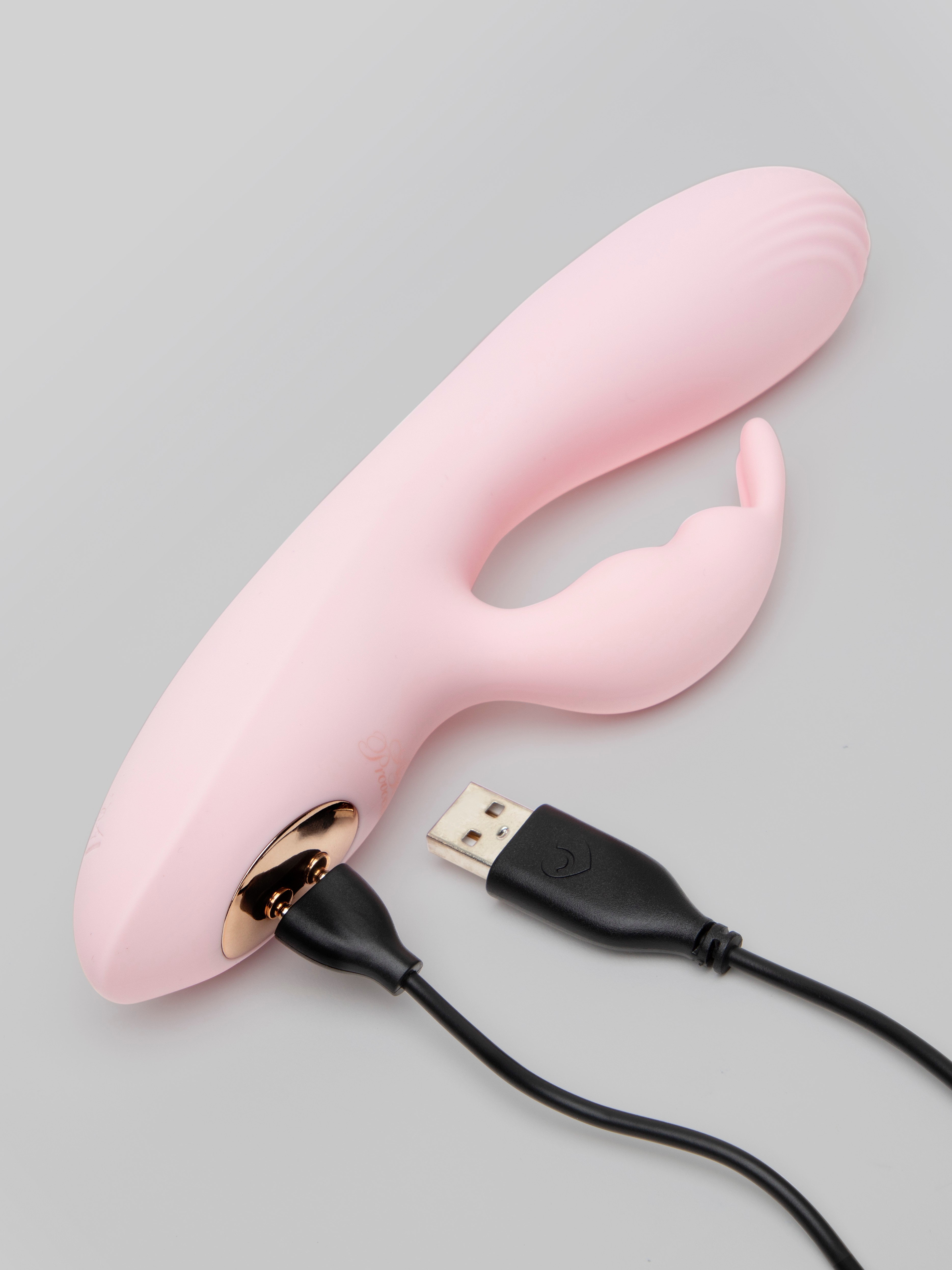 Agent Provocateur X Lovehoney The Bunny-Hop Silicone Rabbit Vibrator, Pink, hi-res