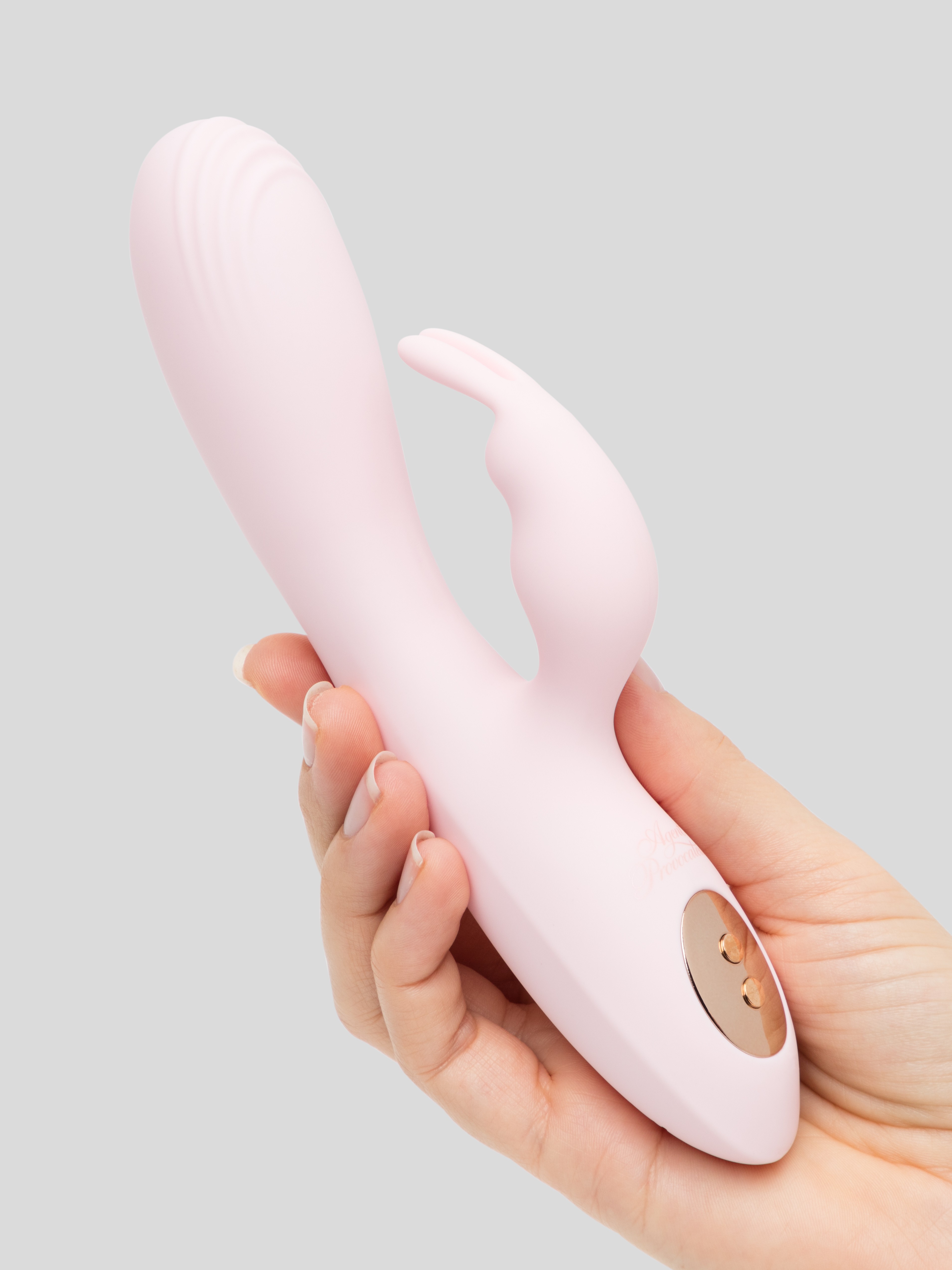Agent Provocateur X Lovehoney The Bunny-Hop Silicone Rabbit Vibrator, Pink, hi-res