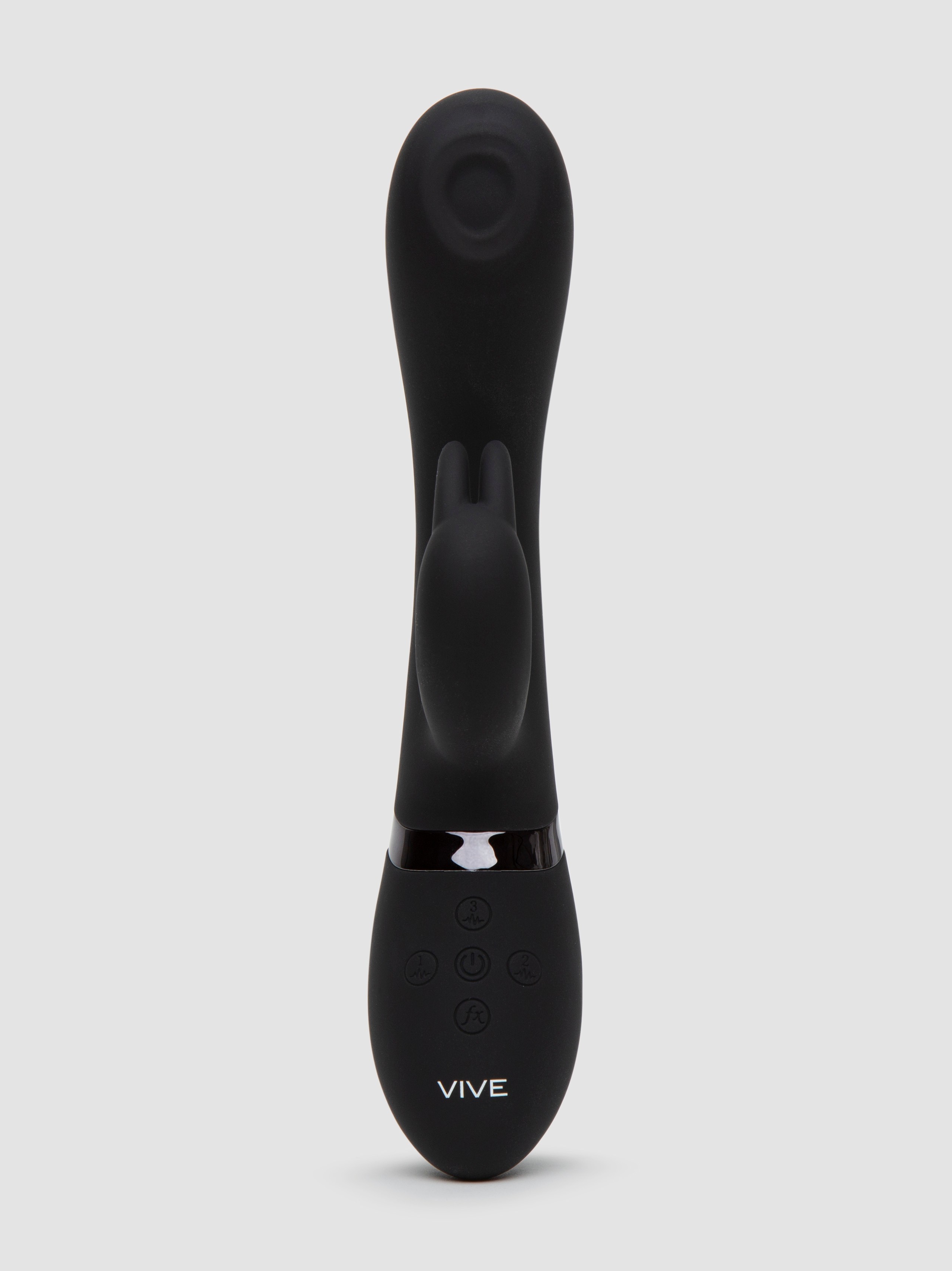 Cato Rechargeable Pulsating G-Spot Rabbit Vibrator 	, Black, hi-res