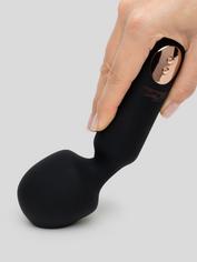 Agent Provocateur X Lovehoney The Rumba Silicone Wand Vibrator, Black, hi-res