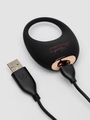 Agent Provocateur X Lovehoney The Two-Step Vibrating Silicone Ring, Black, hi-res