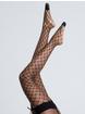 Lovehoney Mindful ECONYL® Fishnet Stockings, Black, hi-res
