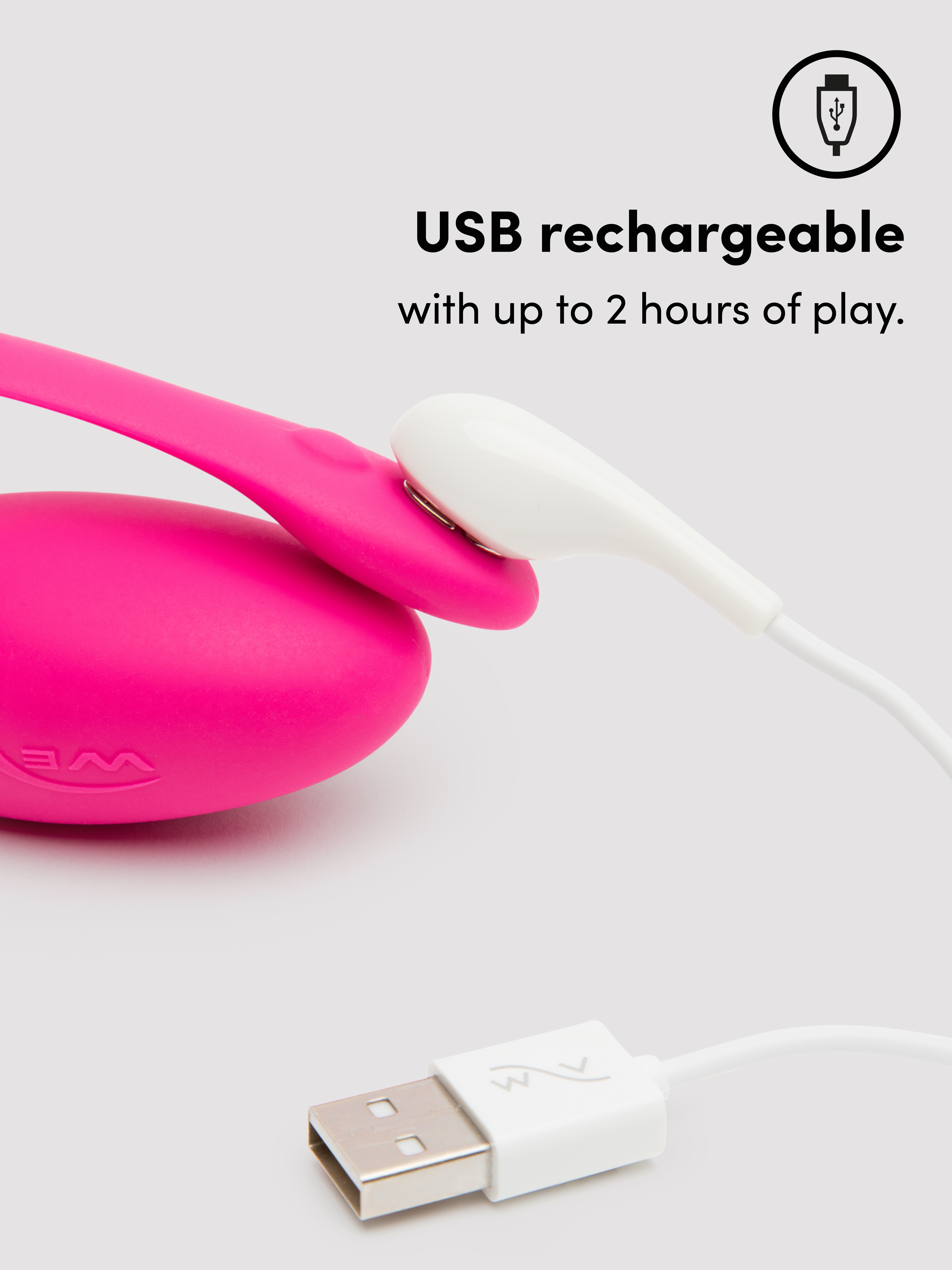 We-Vibe Jive App Controlled Rechargeable Love Egg Vibrator, Pink, hi-res