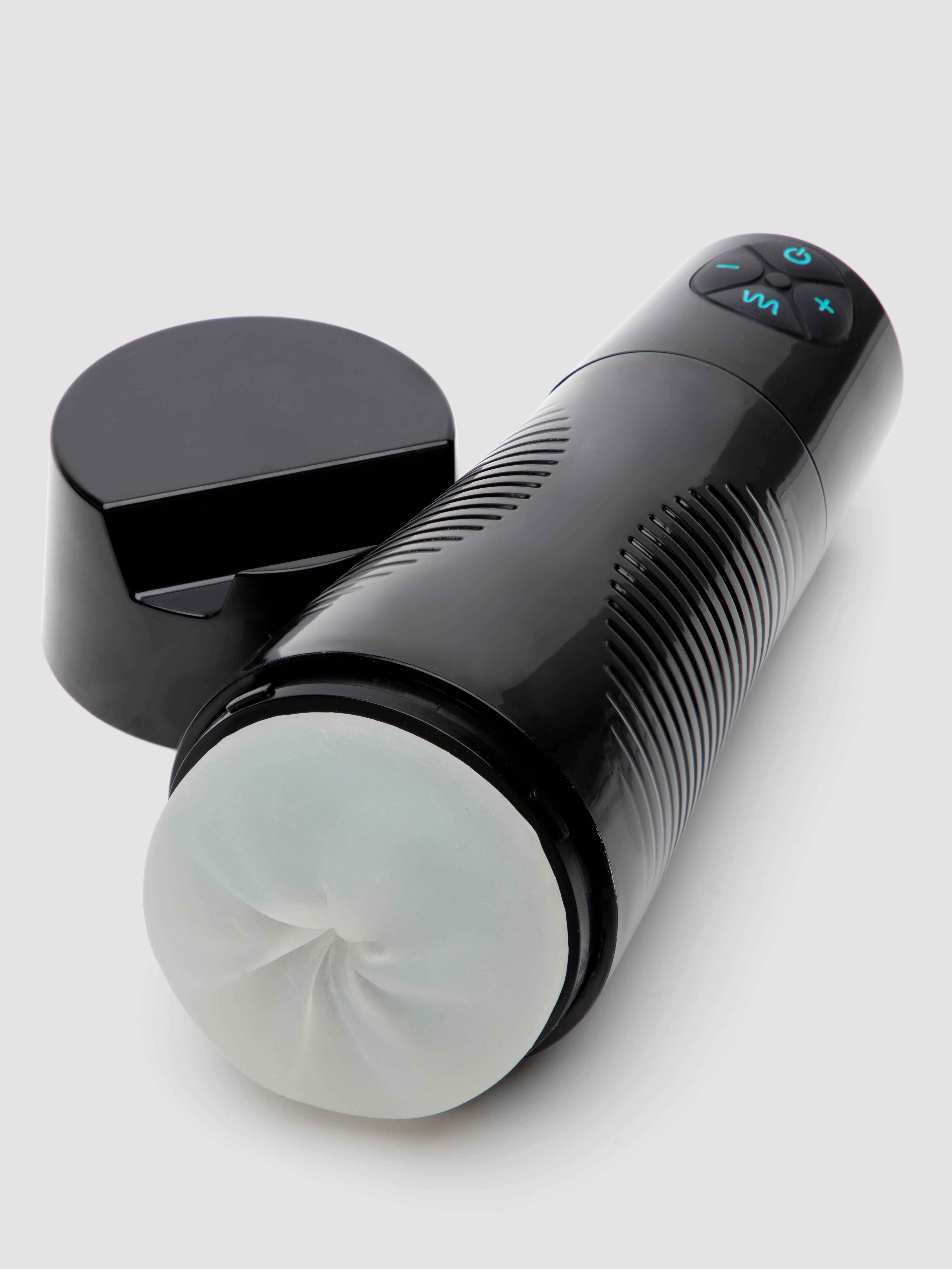  Blowmotion Real Feel Vibrating Male Masturbator, Black, hi-res