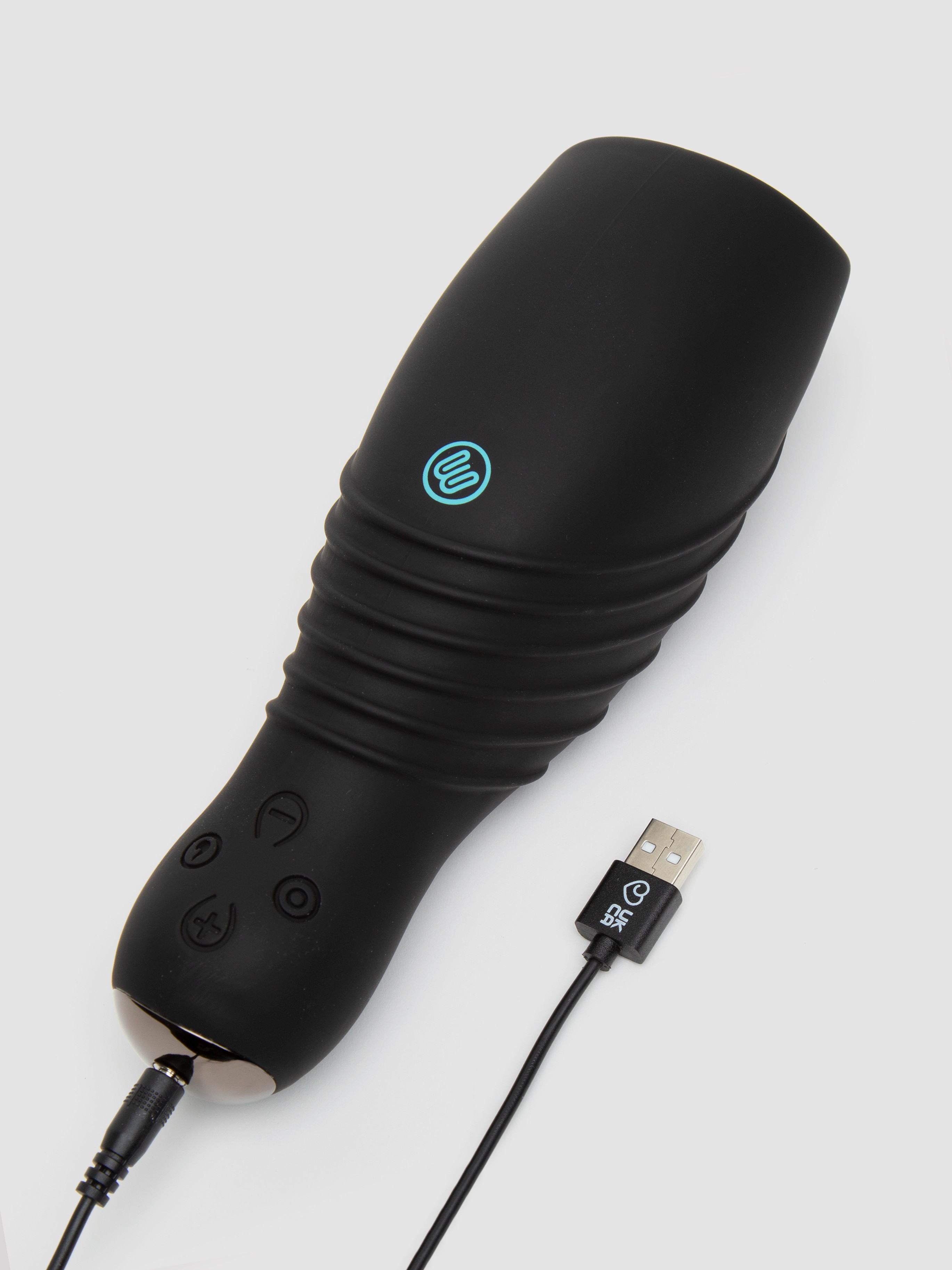 Blowmotion Power Heat Vibrating Male Masturbator, Black, hi-res