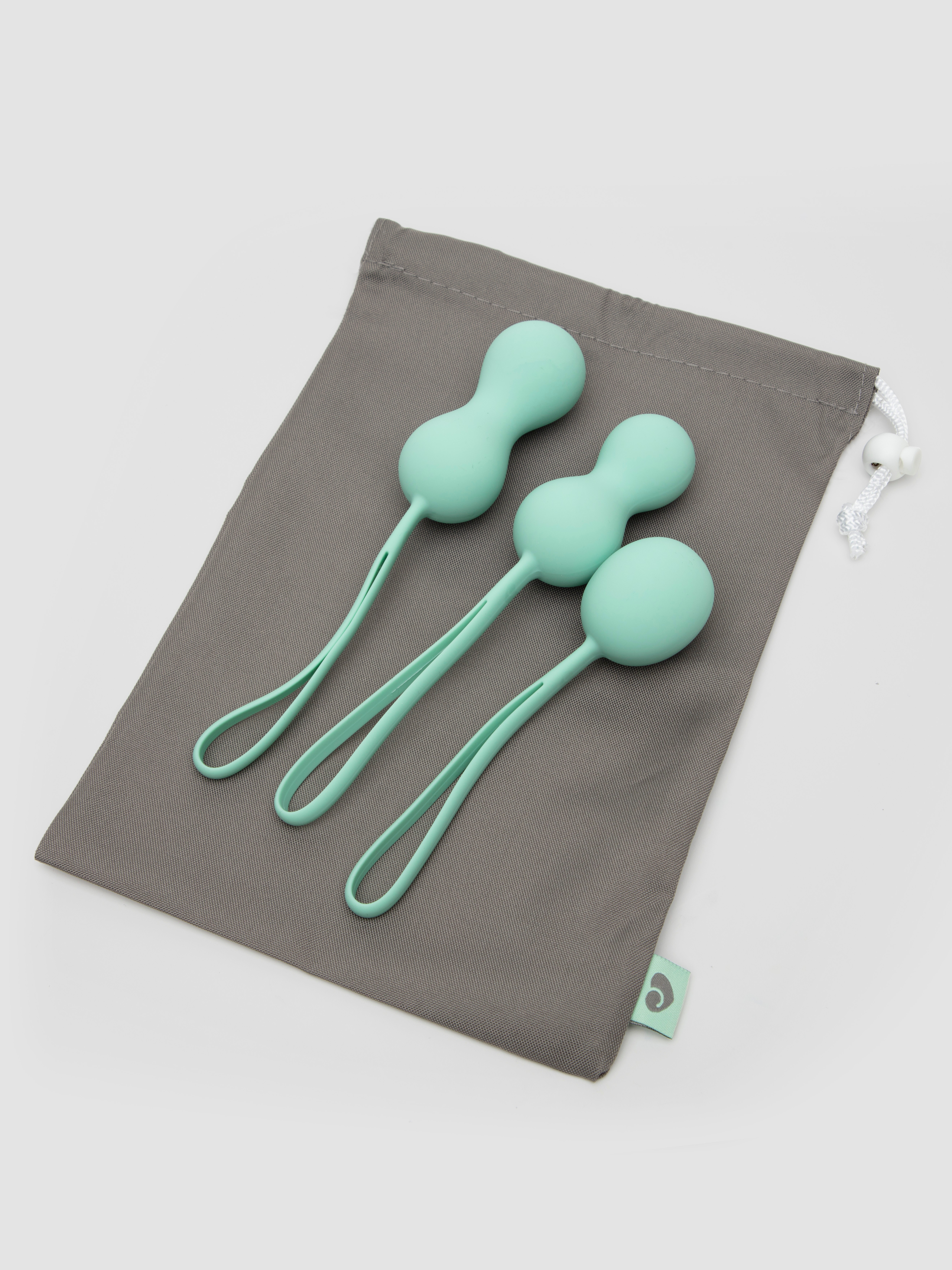 Lovehoney Health Silicone Kegel Toning Set, Green, hi-res