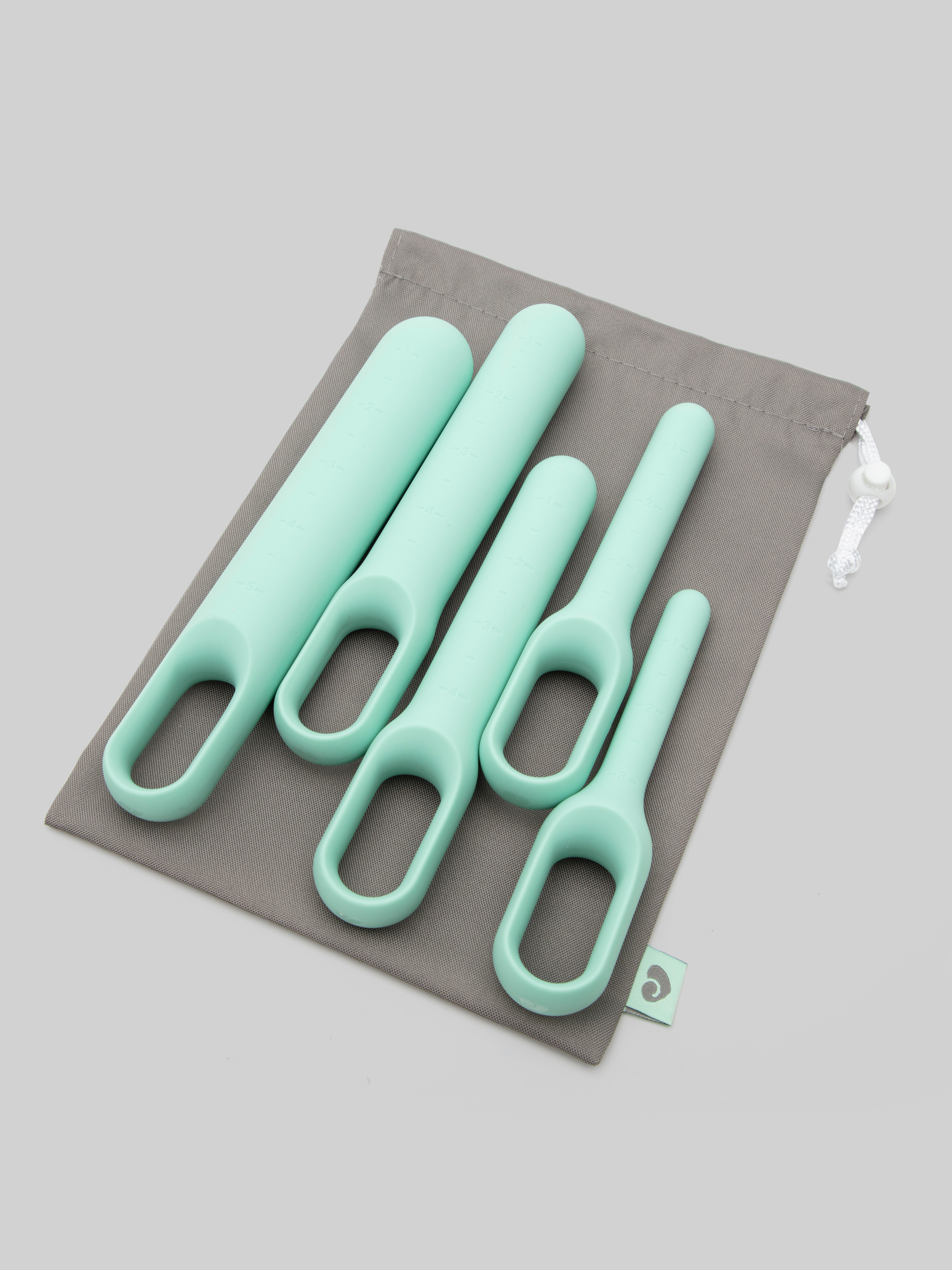 Lovehoney Health Silicone Dilator Set, Green, hi-res