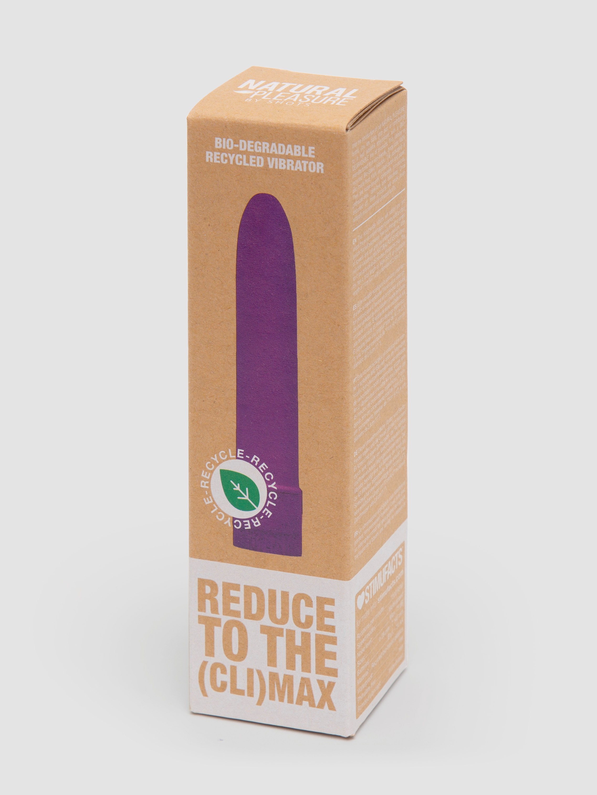 Natural Pleasure Biodegradable Mini Vibrator, Purple, hi-res