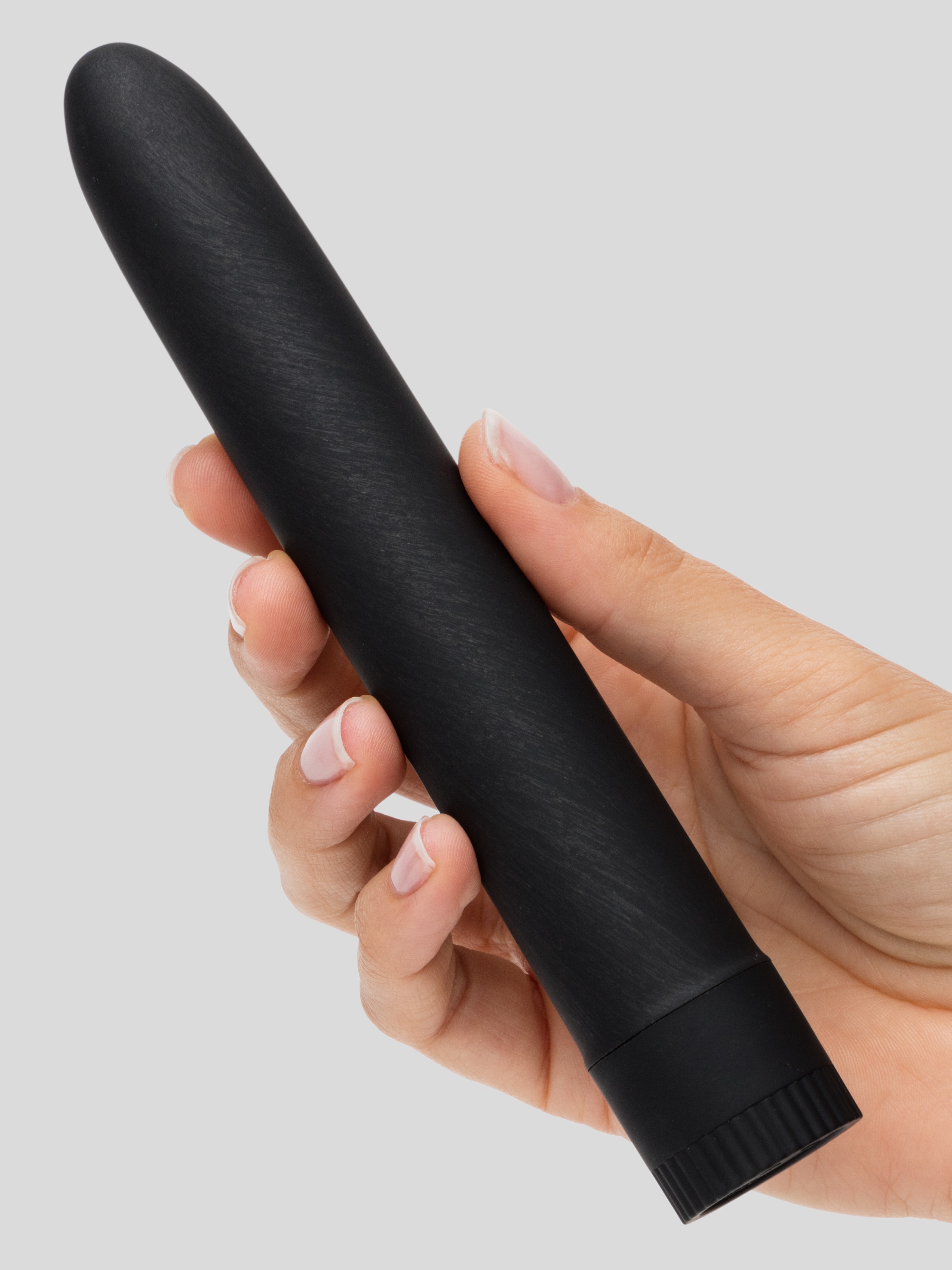 Natural Pleasure Biodegradable Classic Vibrator, Black, hi-res