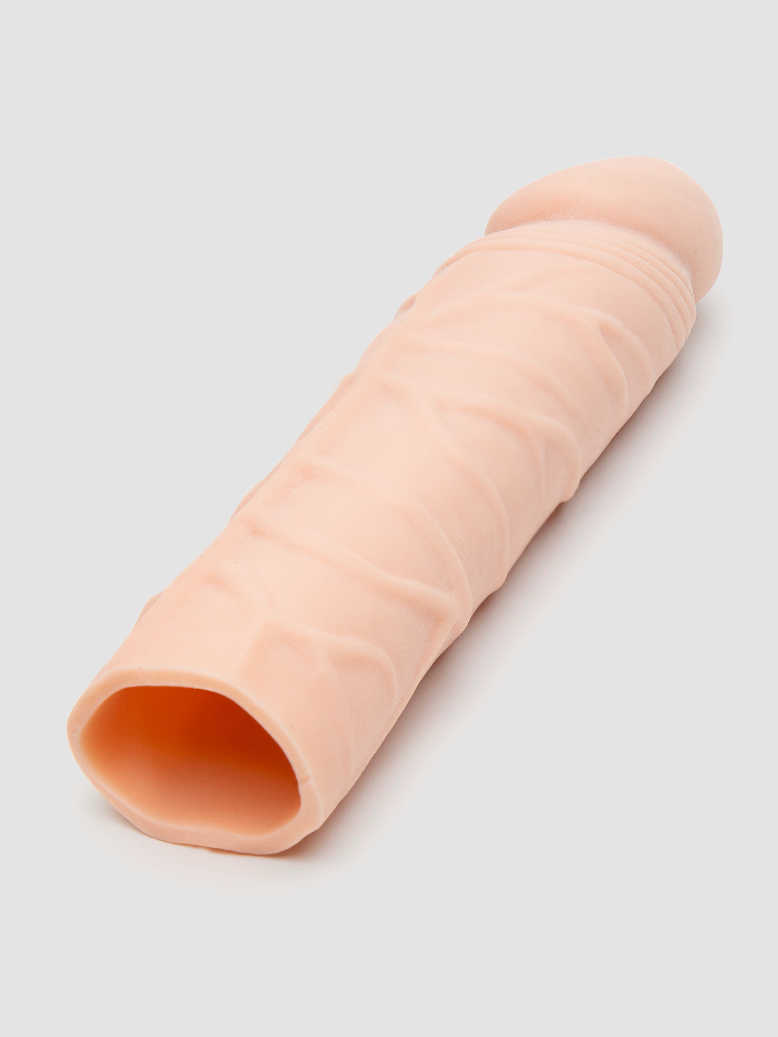 RealRock Real Feel 1 Extra Inch Penis Extender, Flesh Pink, hi-res