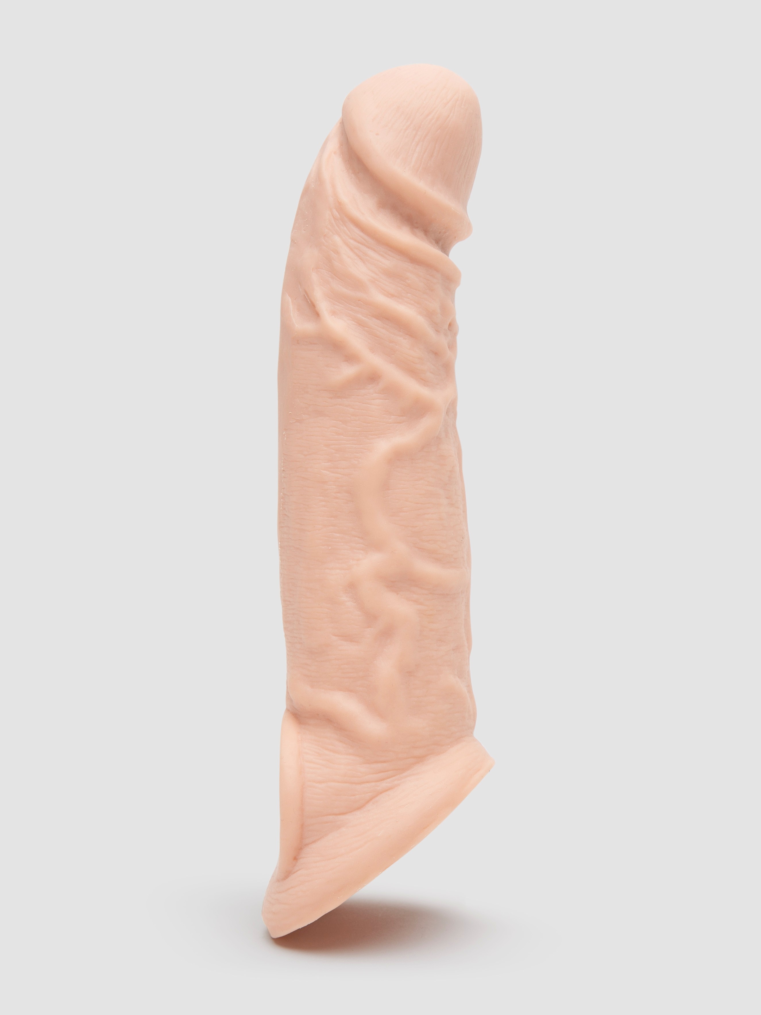 RealRock Real Feel 2 Extra Inches Penis Extender with Ball Loop, Flesh Pink, hi-res